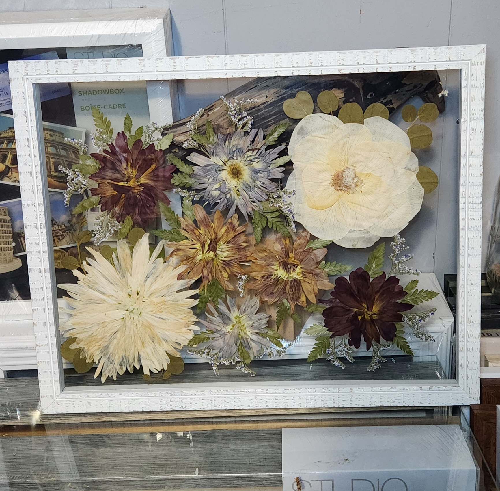 16" x 20" Framed Pressed Flower / Wedding Bouquet Preservation - photo 4