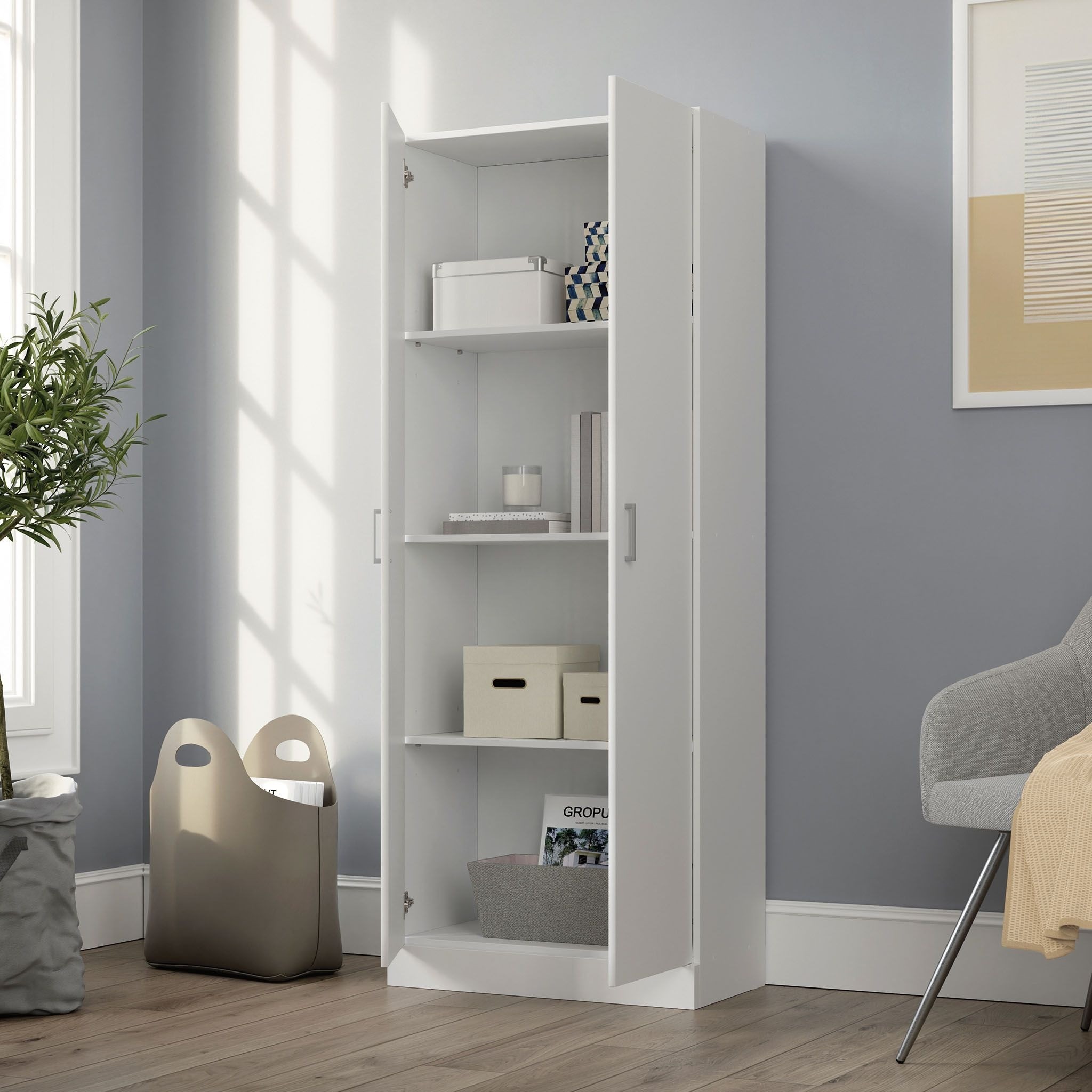 Sauder 2-Door Storage/Pantry Cabinet With Adjustable Shelves - photo 3