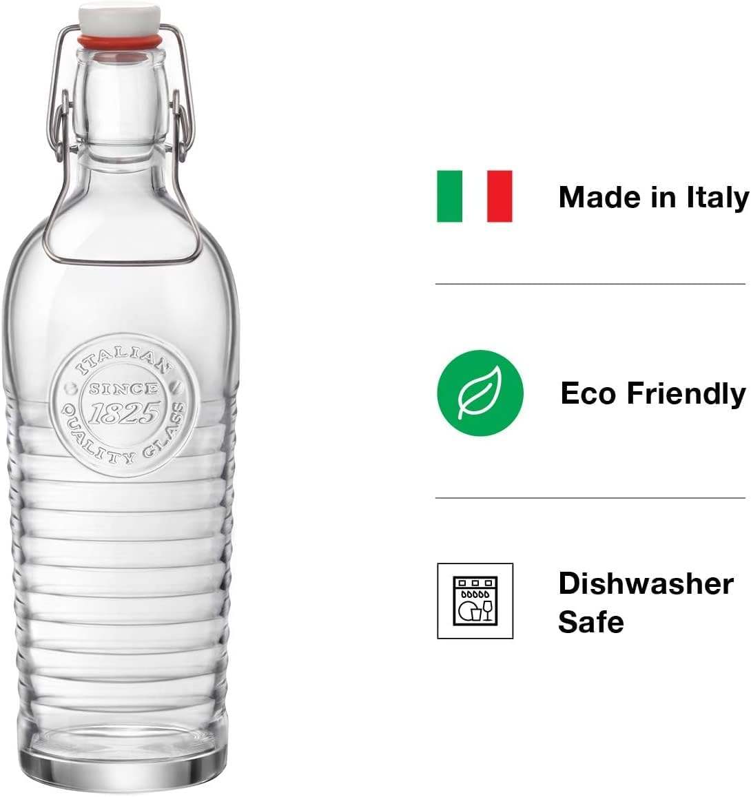 Bormioli Rocco Officina 1825 Swing‐Top Bottles (Set of 2) - photo 2