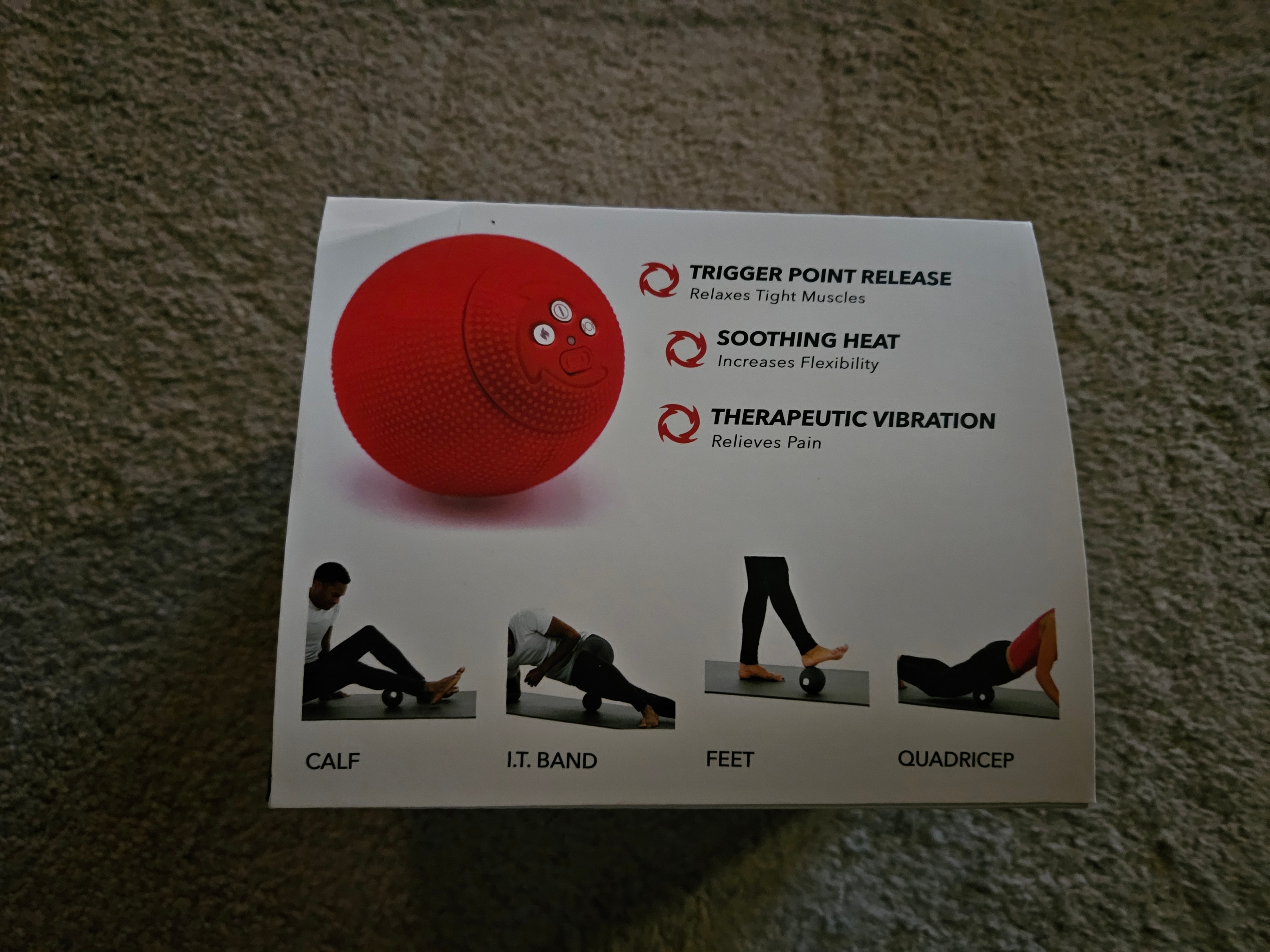 Heated Vibrating Massage Ball, Myostorm Meteor 2.0 (Shark Tank) - photo 2