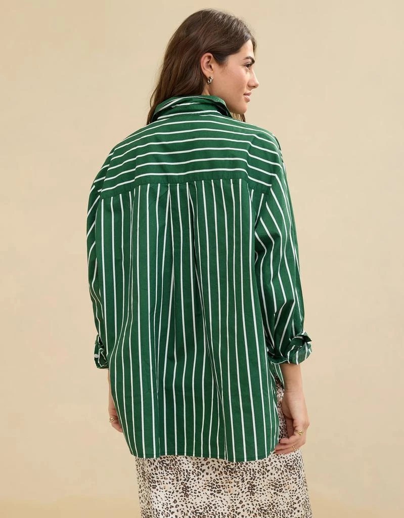 Aerie Oversized Striped Button-Up Shirt - photo 2
