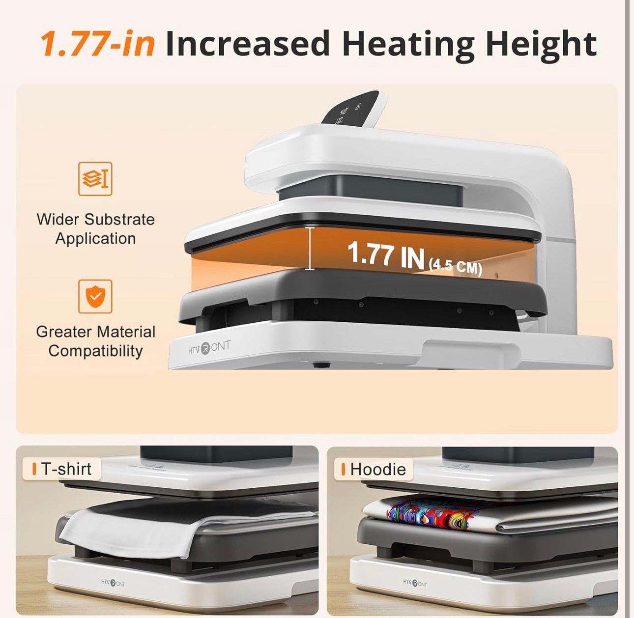 NEW: Digital Auto Heat Press 2 Adjustable pressure/height 15x15 - photo 5