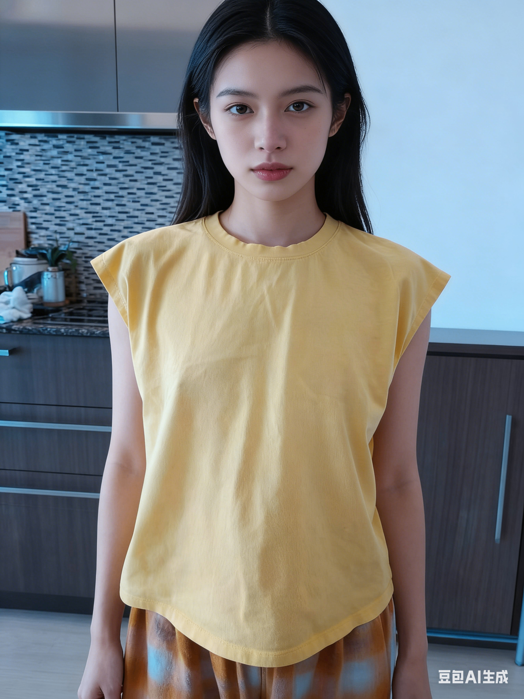 Yellow Esprit Cap Sleeve Top - Size L