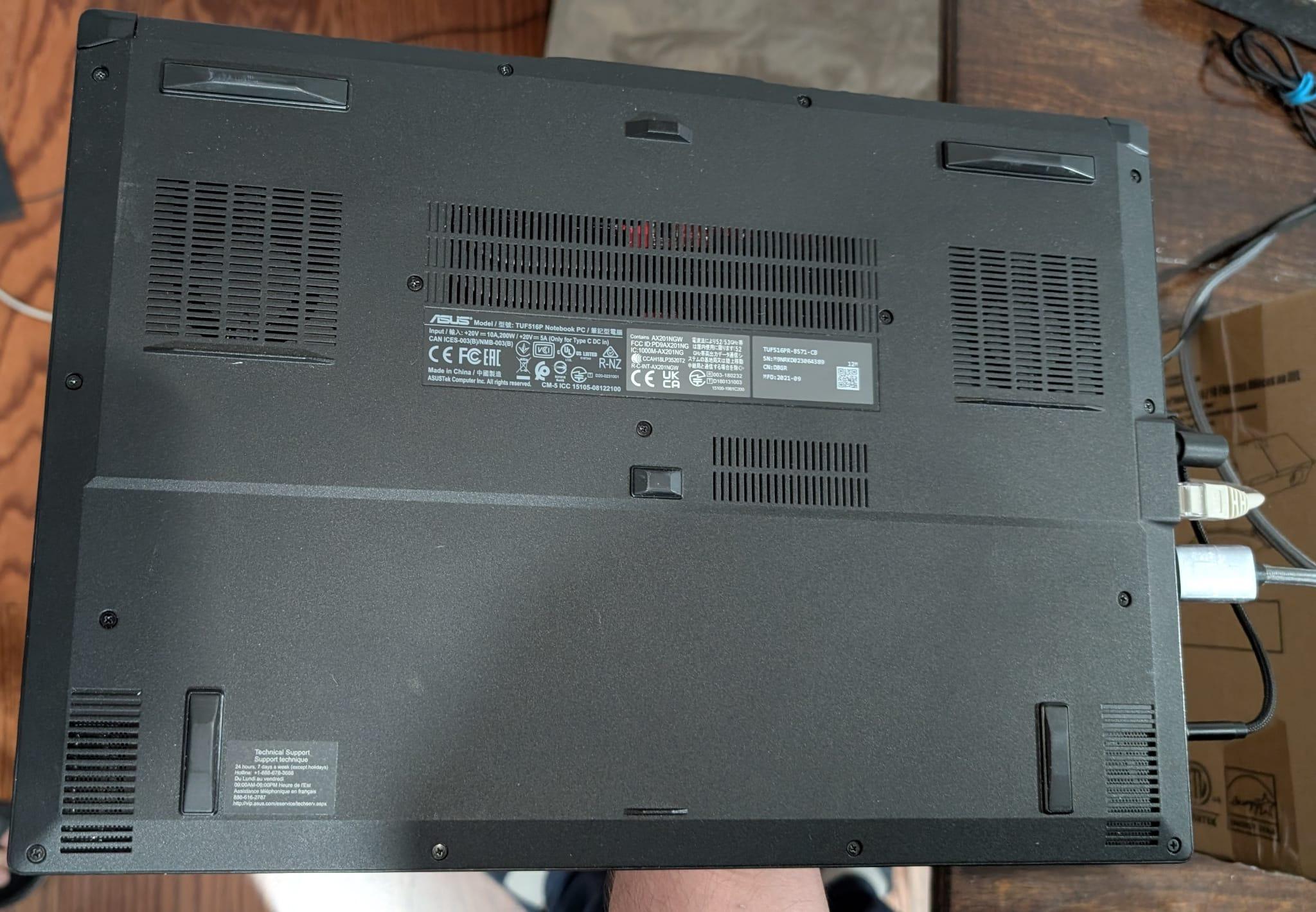 ASUS TUF Dash F15 Gaming Laptop – RTX 3070, i7, 16GB RAM, 512GB - photo 3