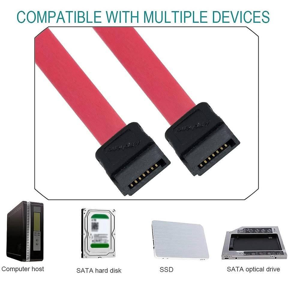 SATA Cable 18" or 45cm (10 Pack) - photo 2