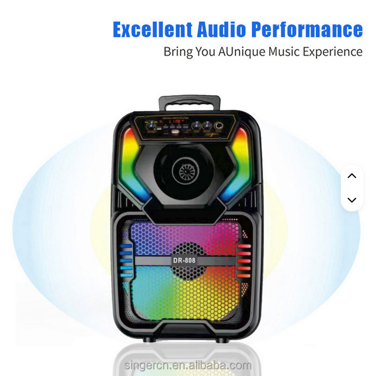 8" Inch Wireless Portable Multifunctional Trolley Speaker - photo 2
