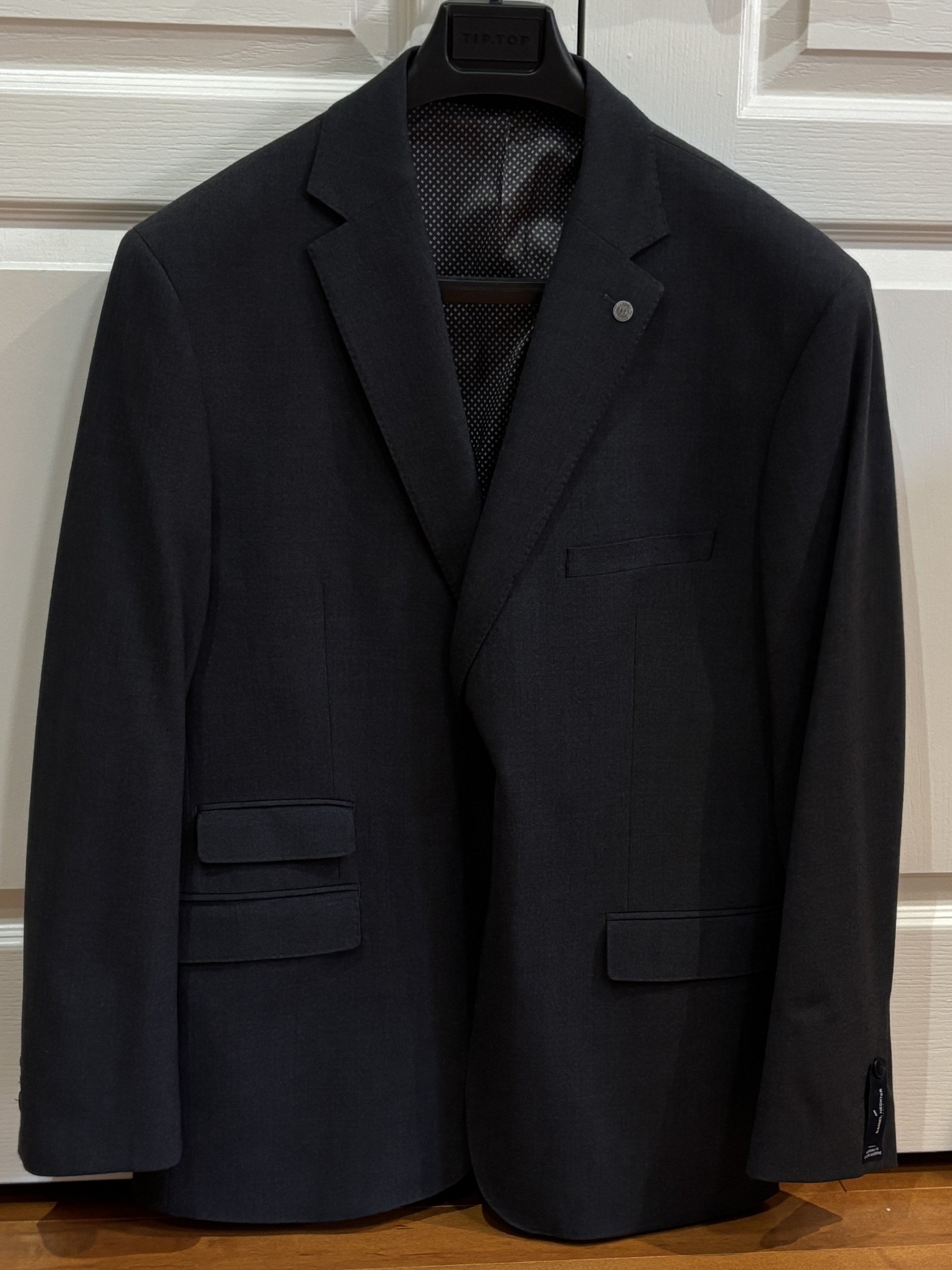 Daniel Hechter Men’s Single Breasted Suit XXL Charcoal Grey