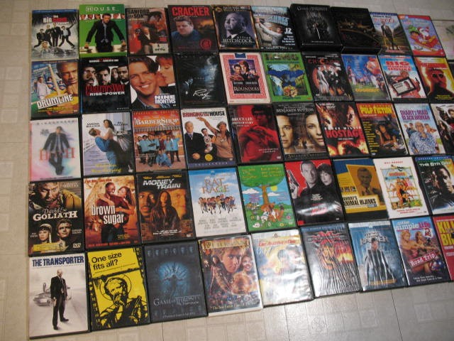 Over 180 DVD Movies and TV Shows