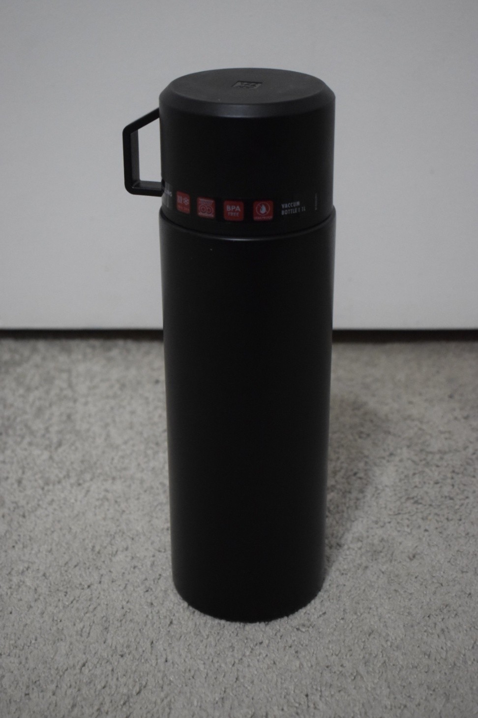 ZWILLING Thermo Beverage Bottle, 33.8 oz, Matte Black