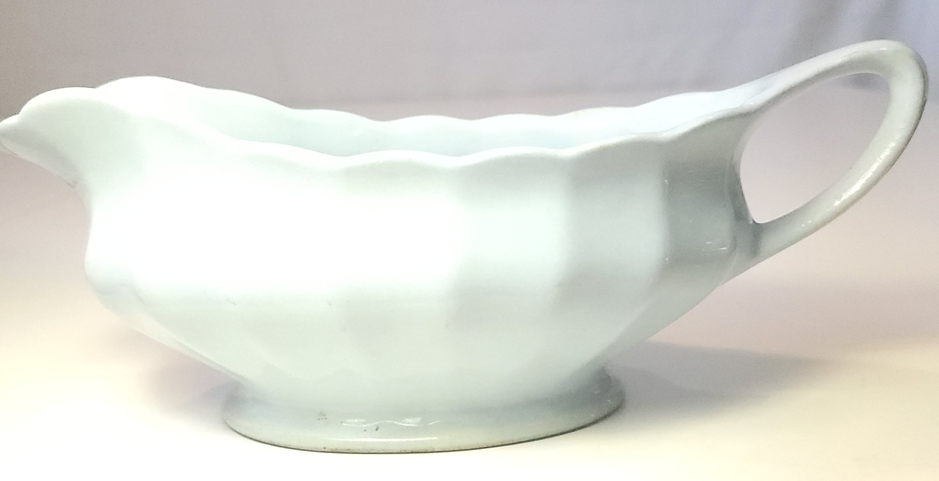 1940s Johnson Brothers Greydawn Gravy Boat - Blue Ironstone - - photo 2