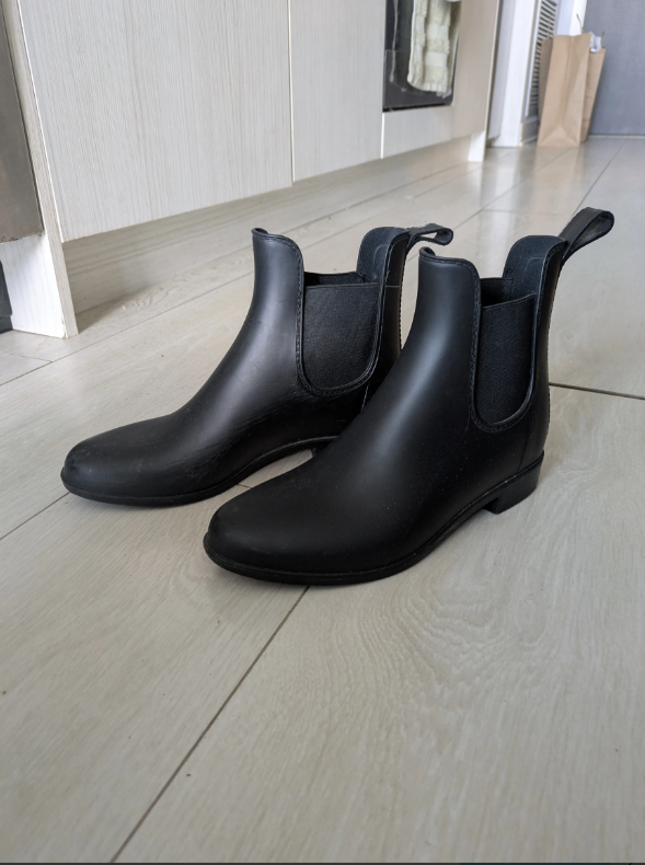 Leather Ankle Boots - Size 7