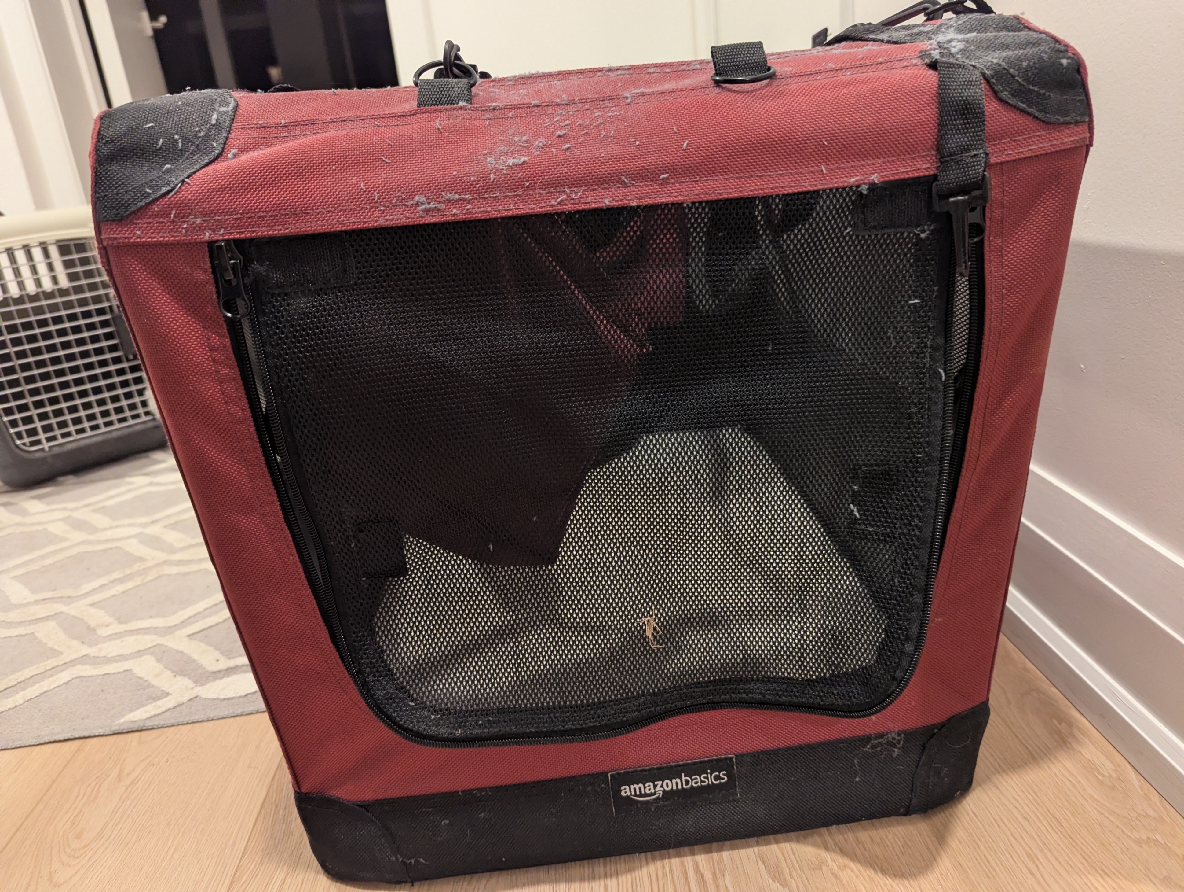 Dog crate, backpack and car seat - $20 for lot - photo 5