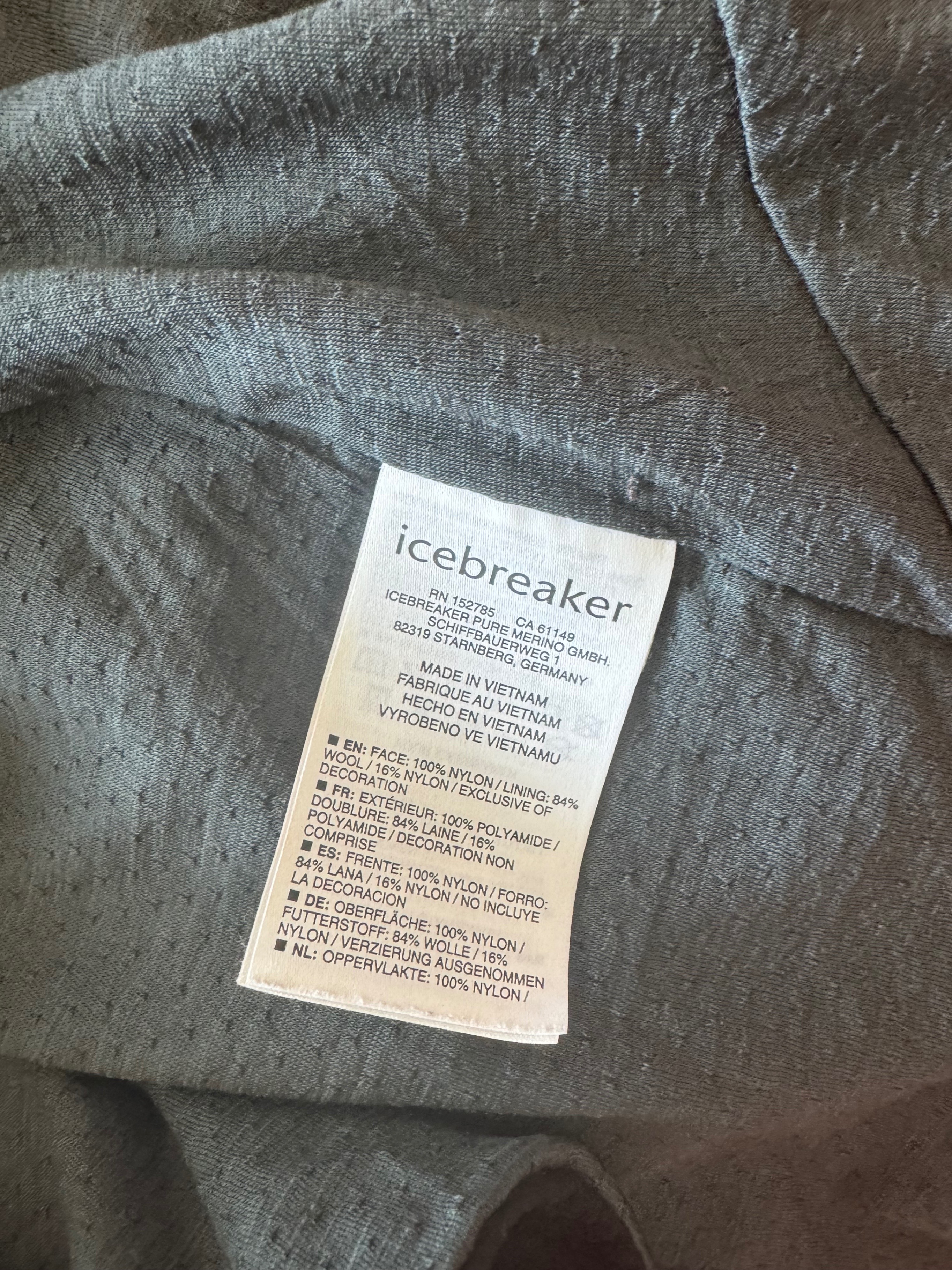 ICEBREAKER BLACK JACKET Woman Coriolis II  L Like New Paid $370 - photo 5
