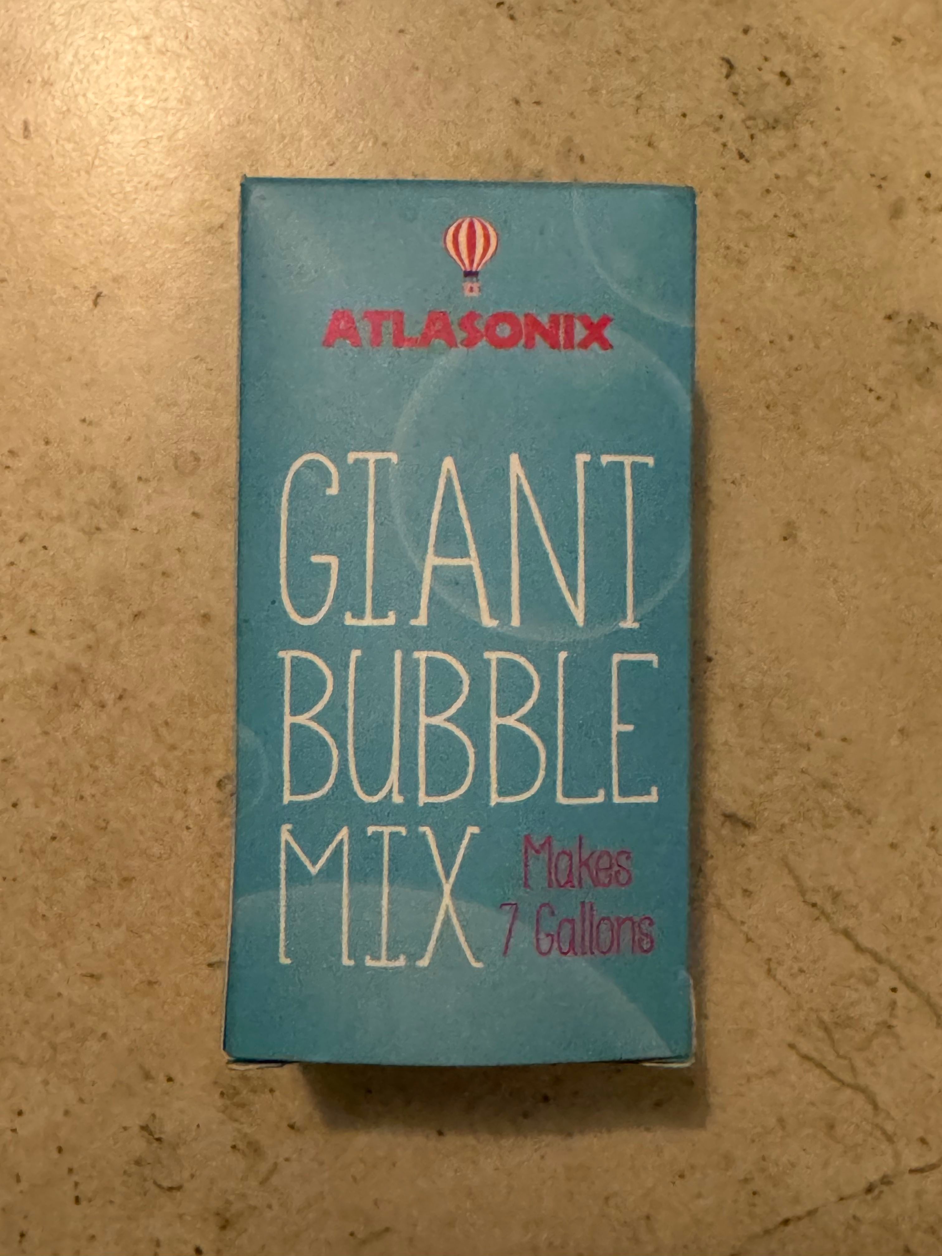 Atlasonix Giant Bubble Mix - Makes 7 Gallons