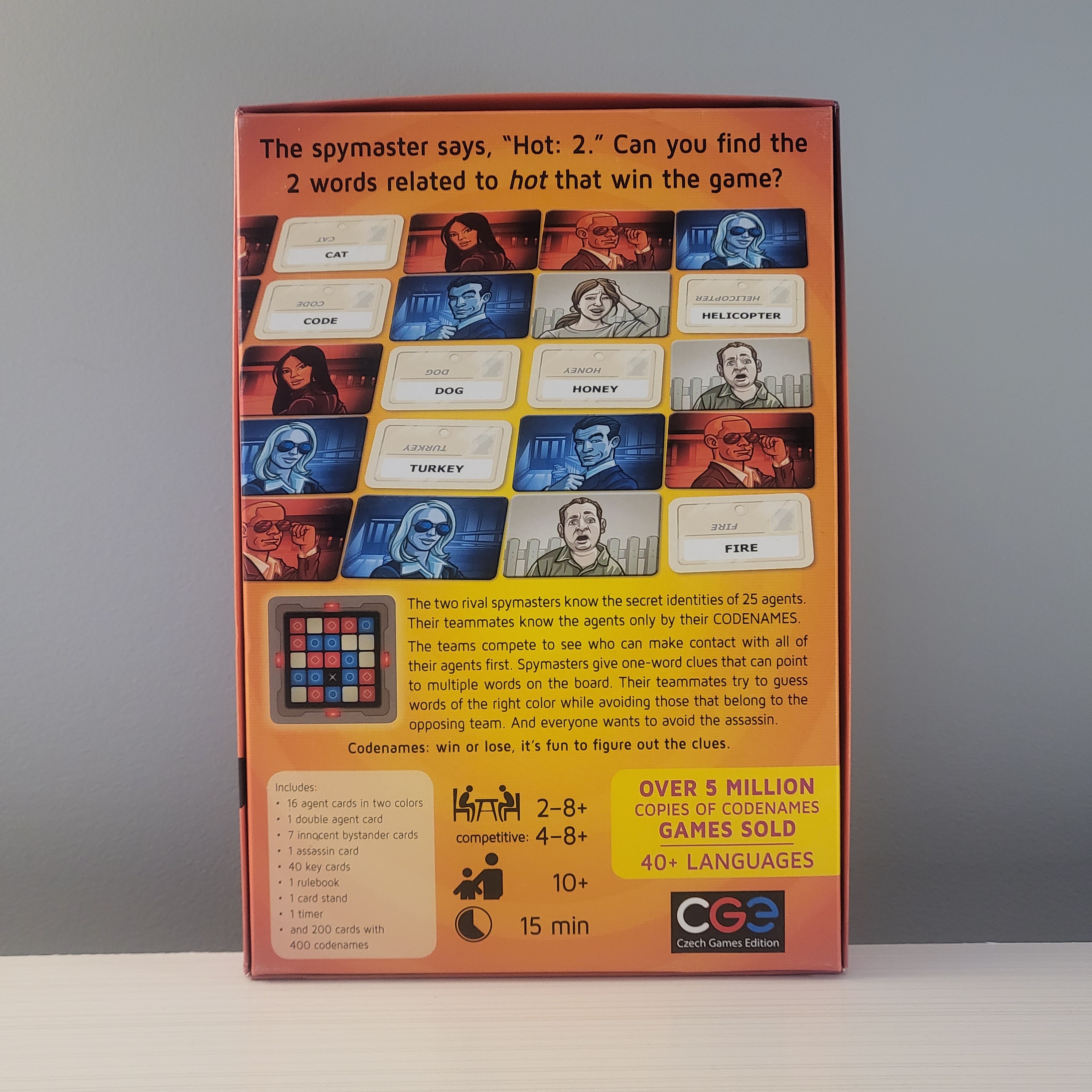 Codenames Strategy Family Board Game - Like New - South Ajax - photo 2