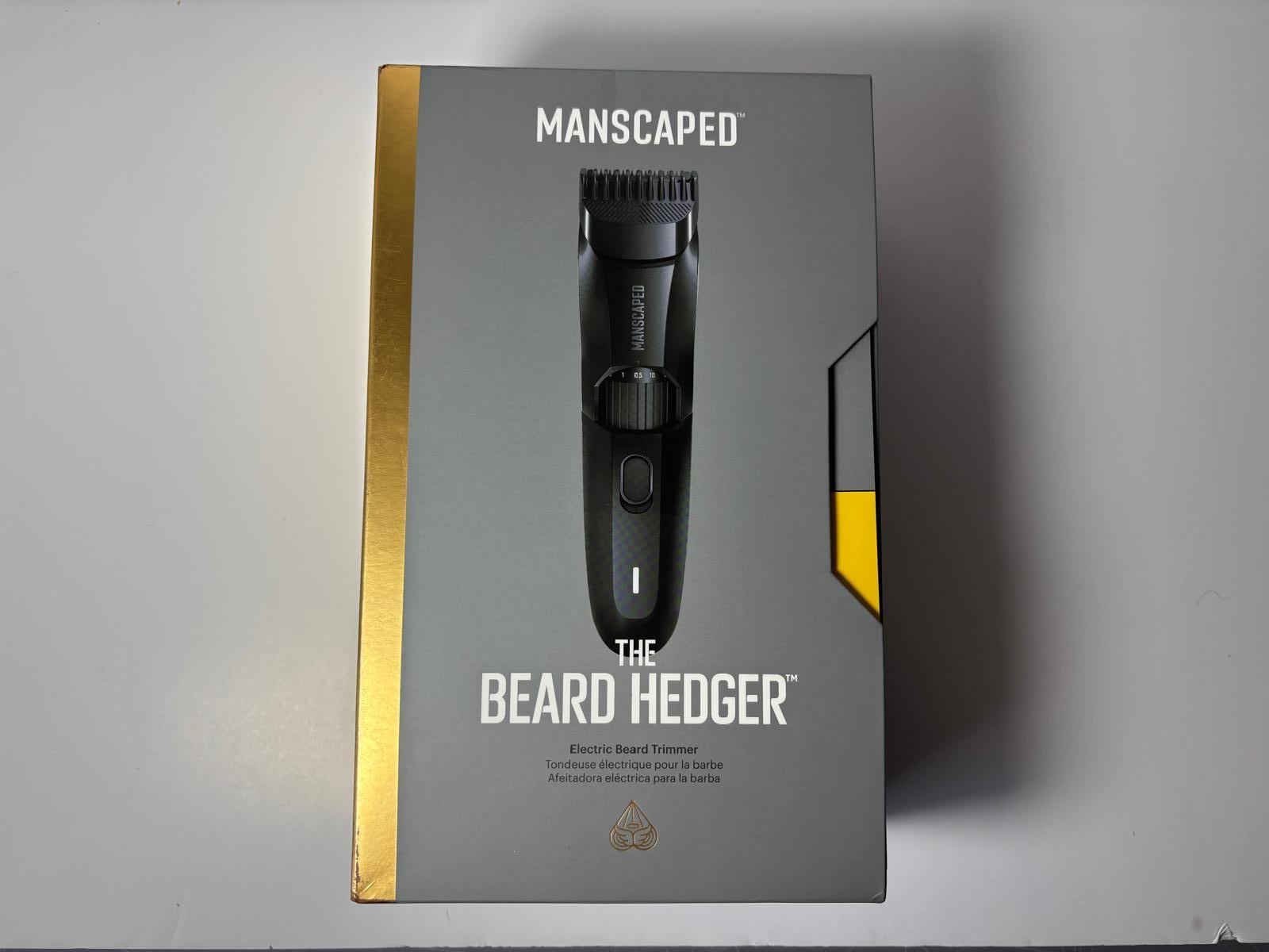 NEW OPEN BOX MANSCAPED Beard Hedger Premium Beard Trimmer
