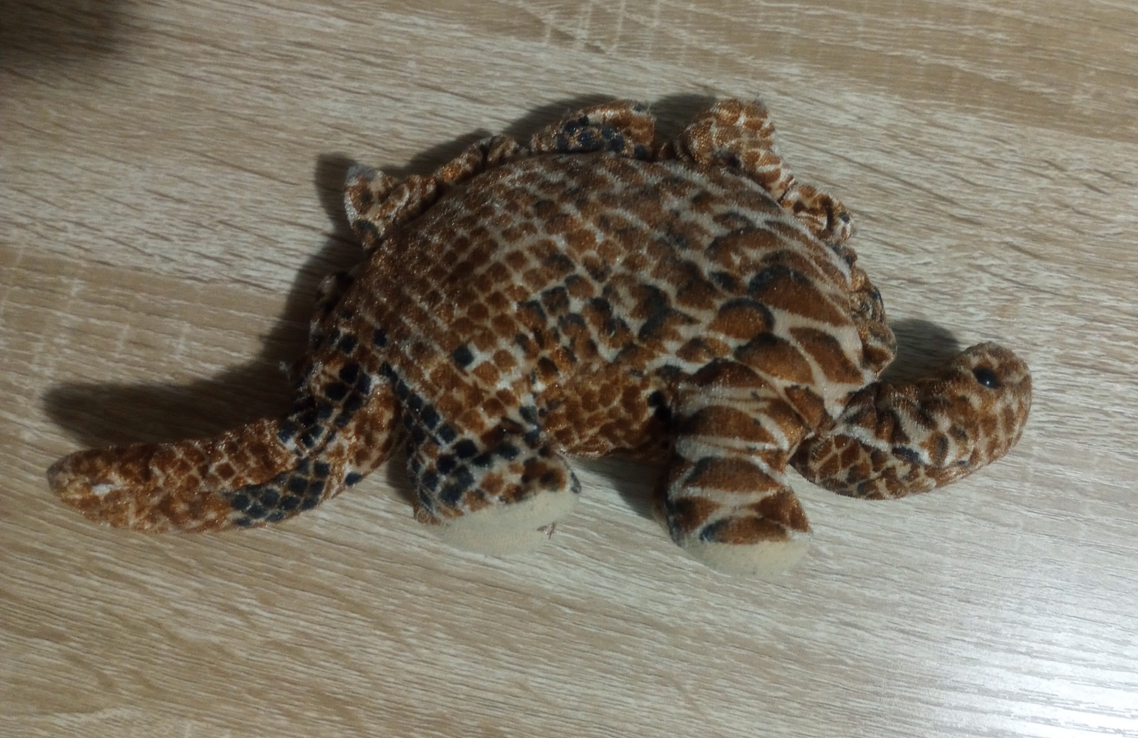 Stegosaurus Stuffed Bean Toy - photo 2
