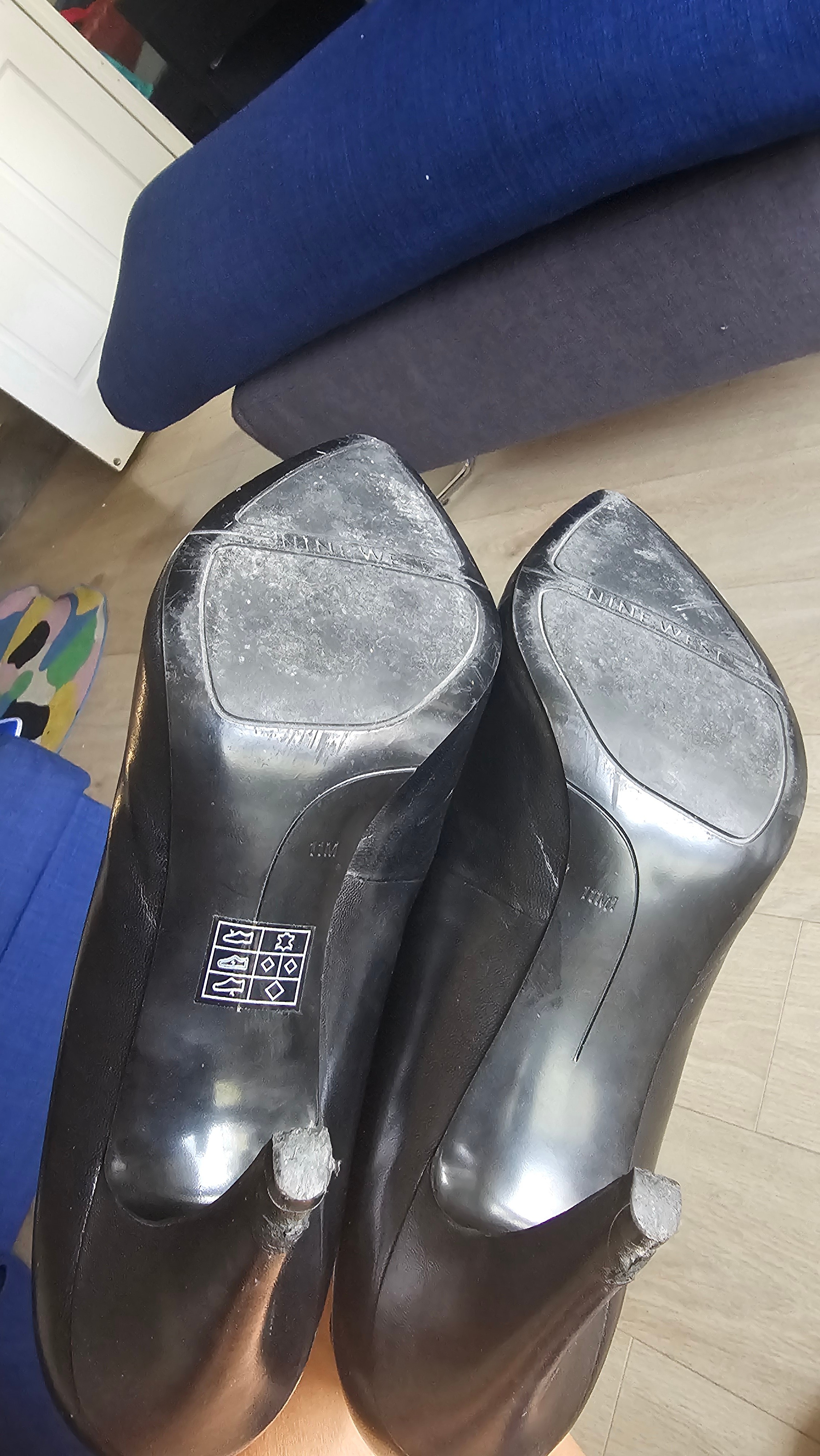 Nine West Black Heels, Size 11 - photo 5