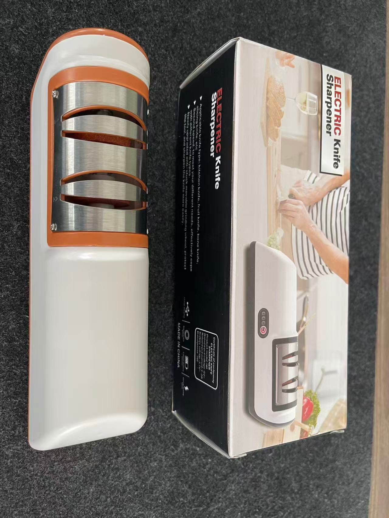 Brand New Electric Knife Sharpener USB Rechargeable