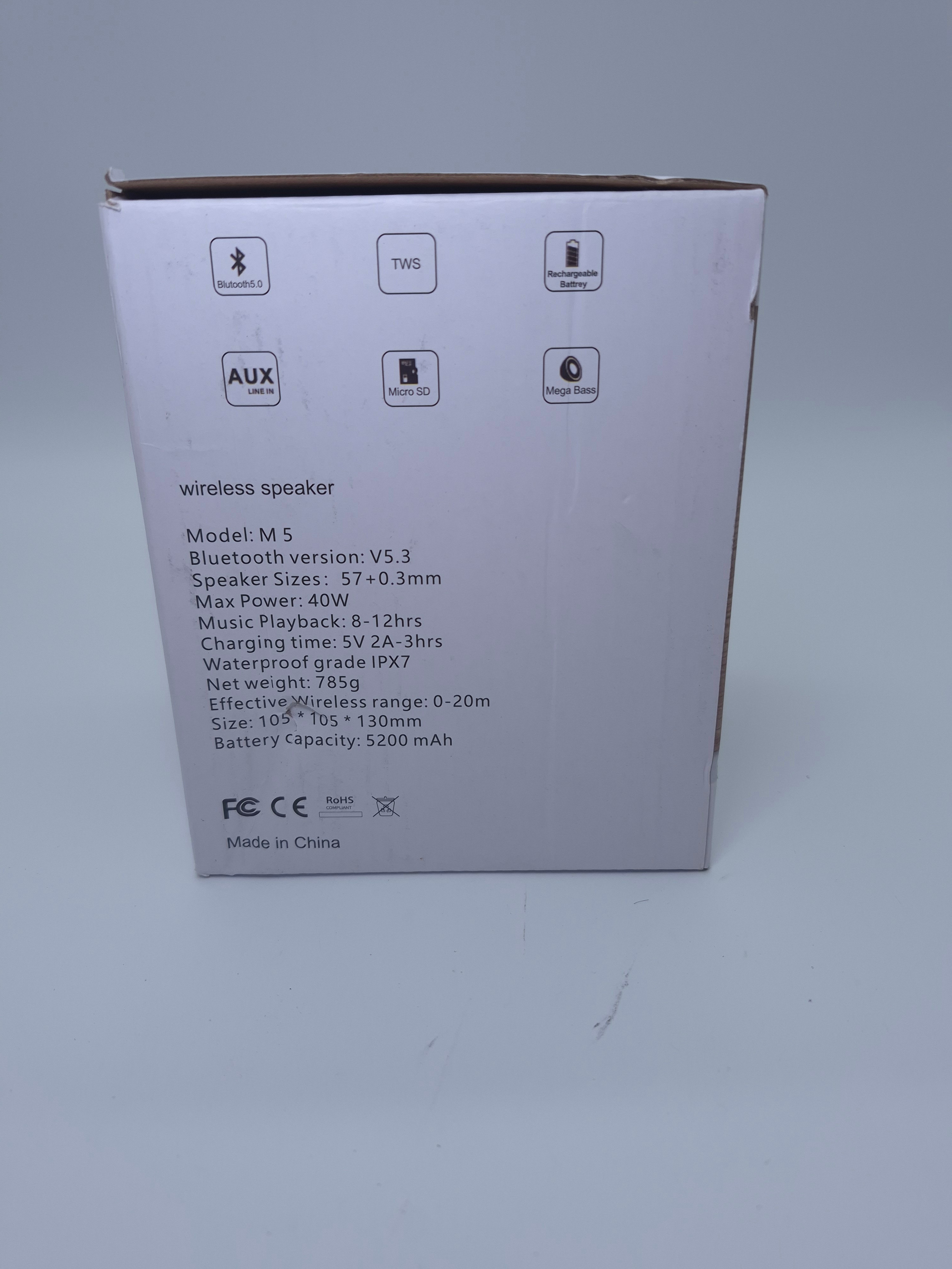 M5 Bluetooth Wireless Speaker – Waterproof Portable Speaker - photo 3