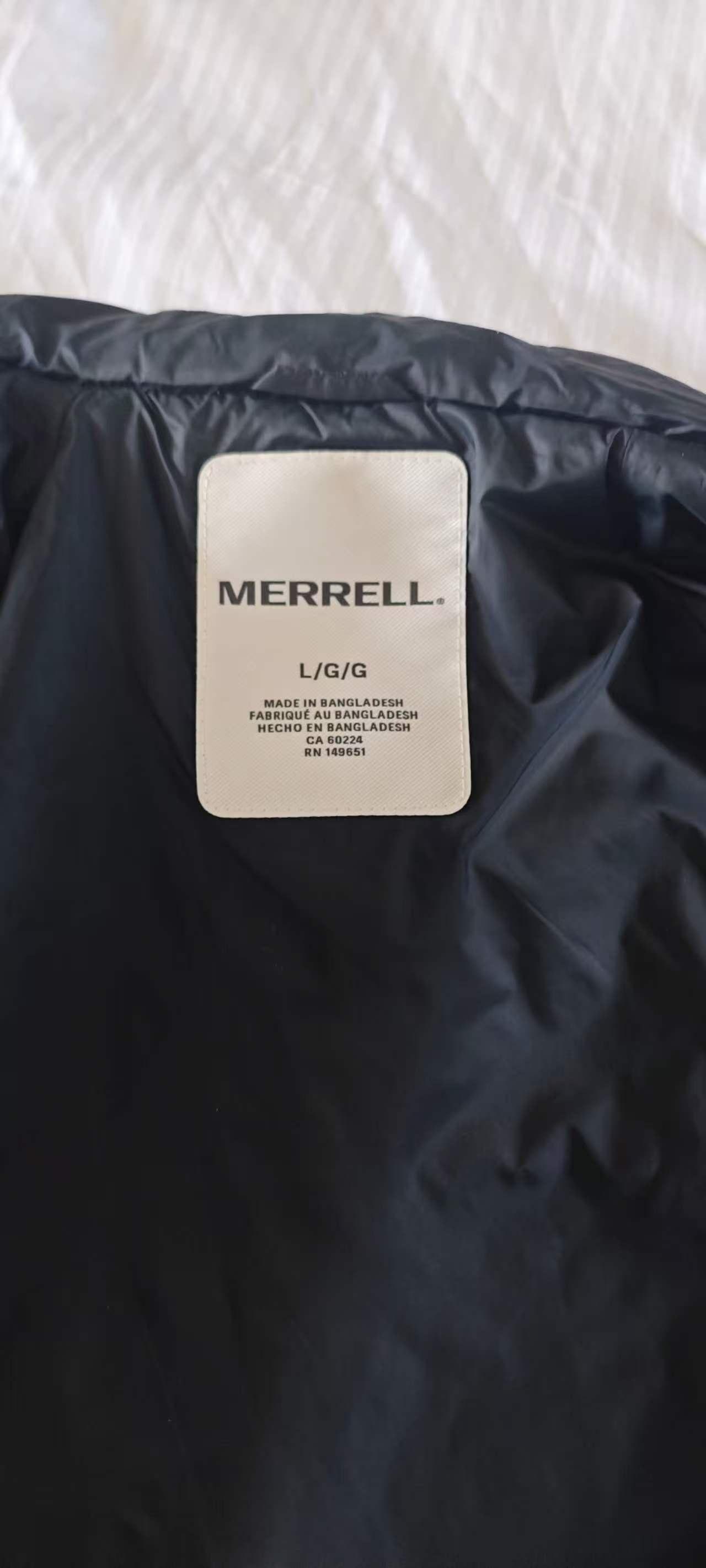 Merrell Black Puffer Jacket (Size L) – $40, Moving Sale! - photo 2