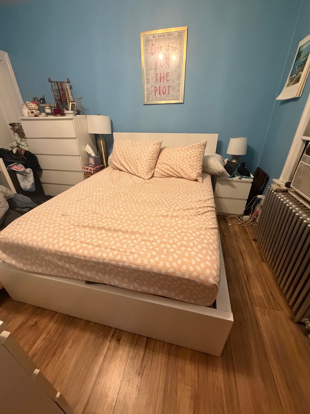White Storage Bed Frame