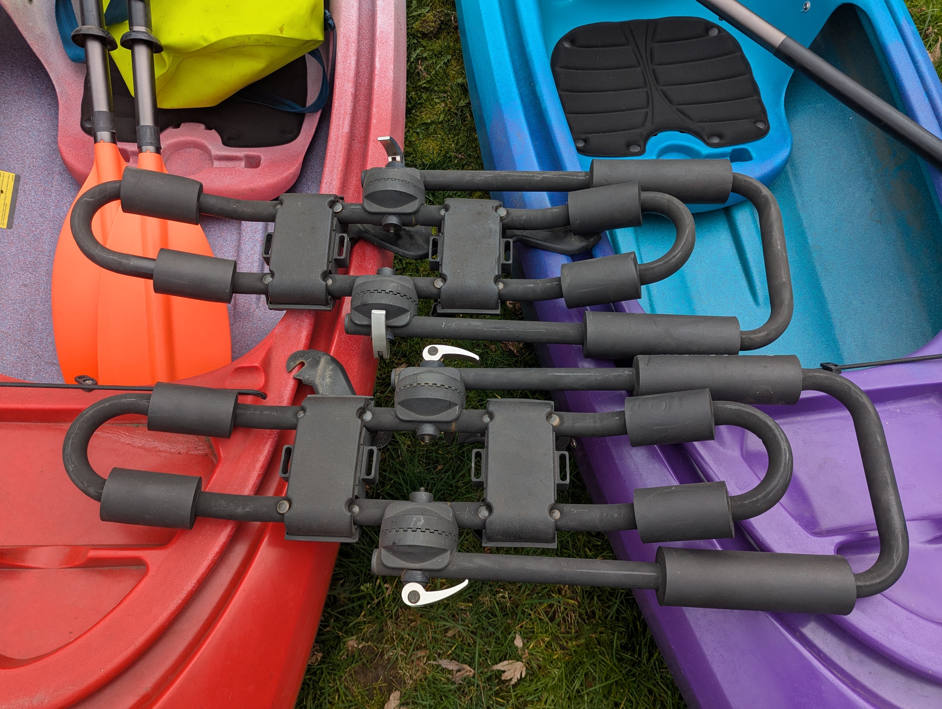 Complete Kayak setup w/ paddles and dry bags. - photo 2