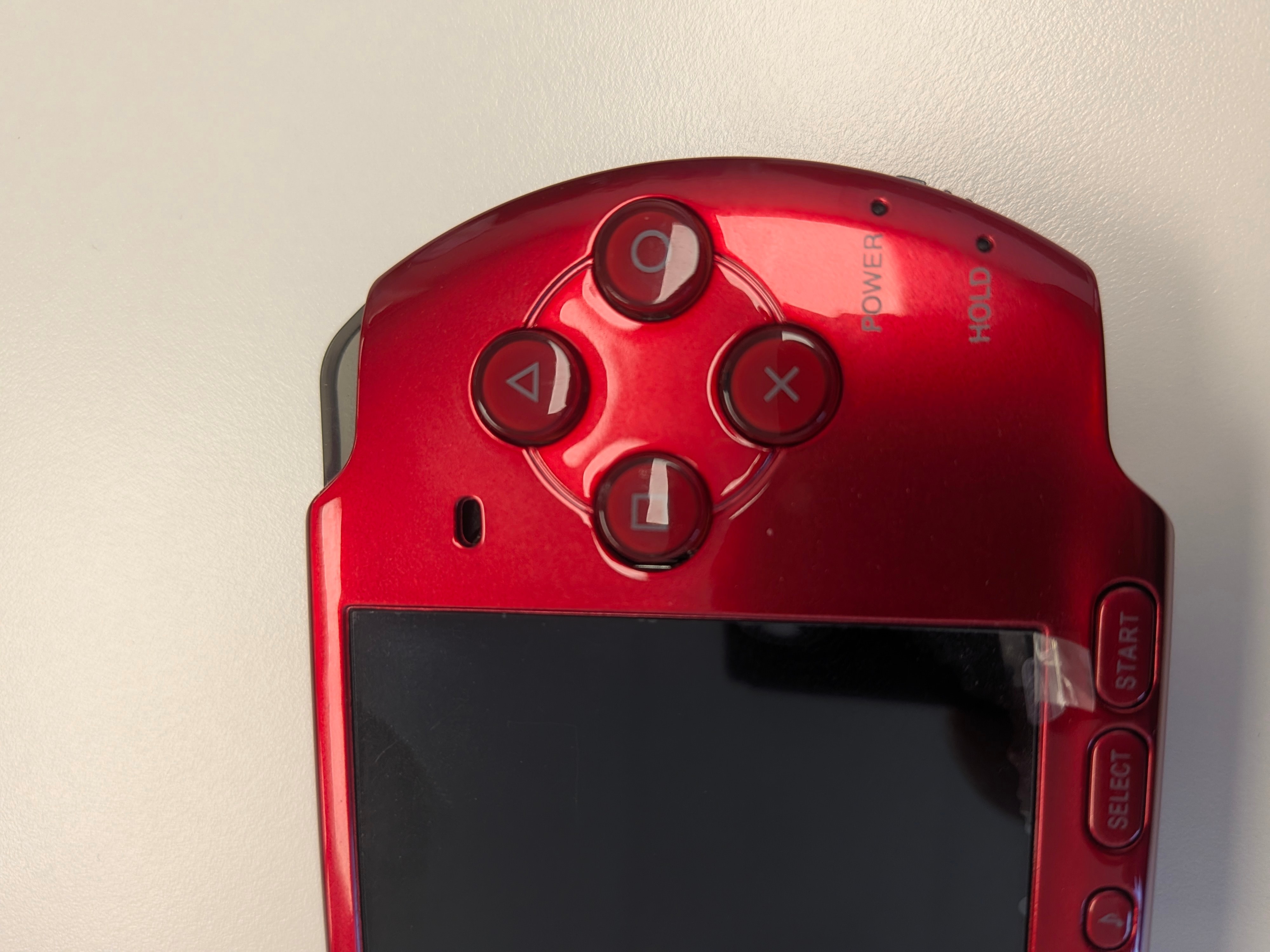 PSP3000 IPS screen red - photo 4