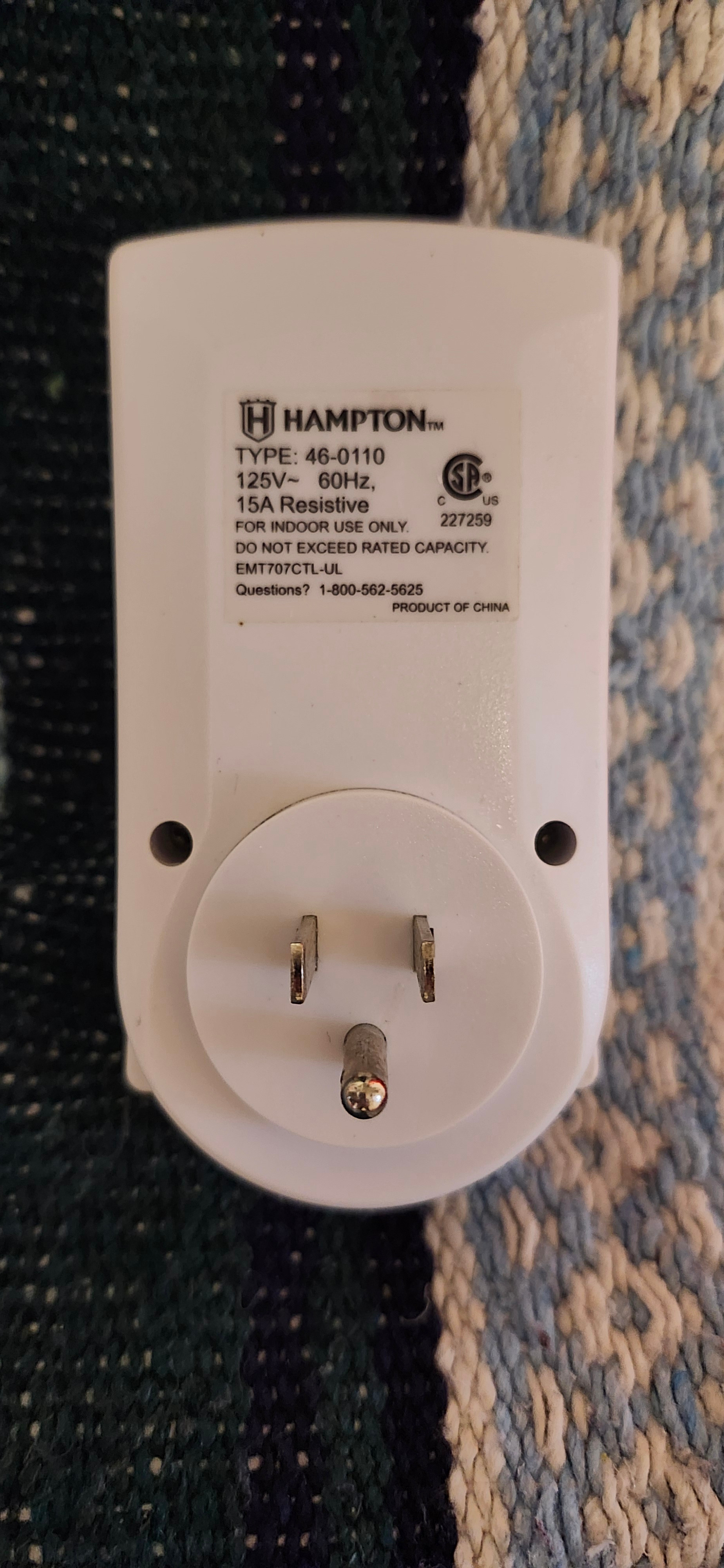 Hampton 46-0110 Energy Monitor - photo 2