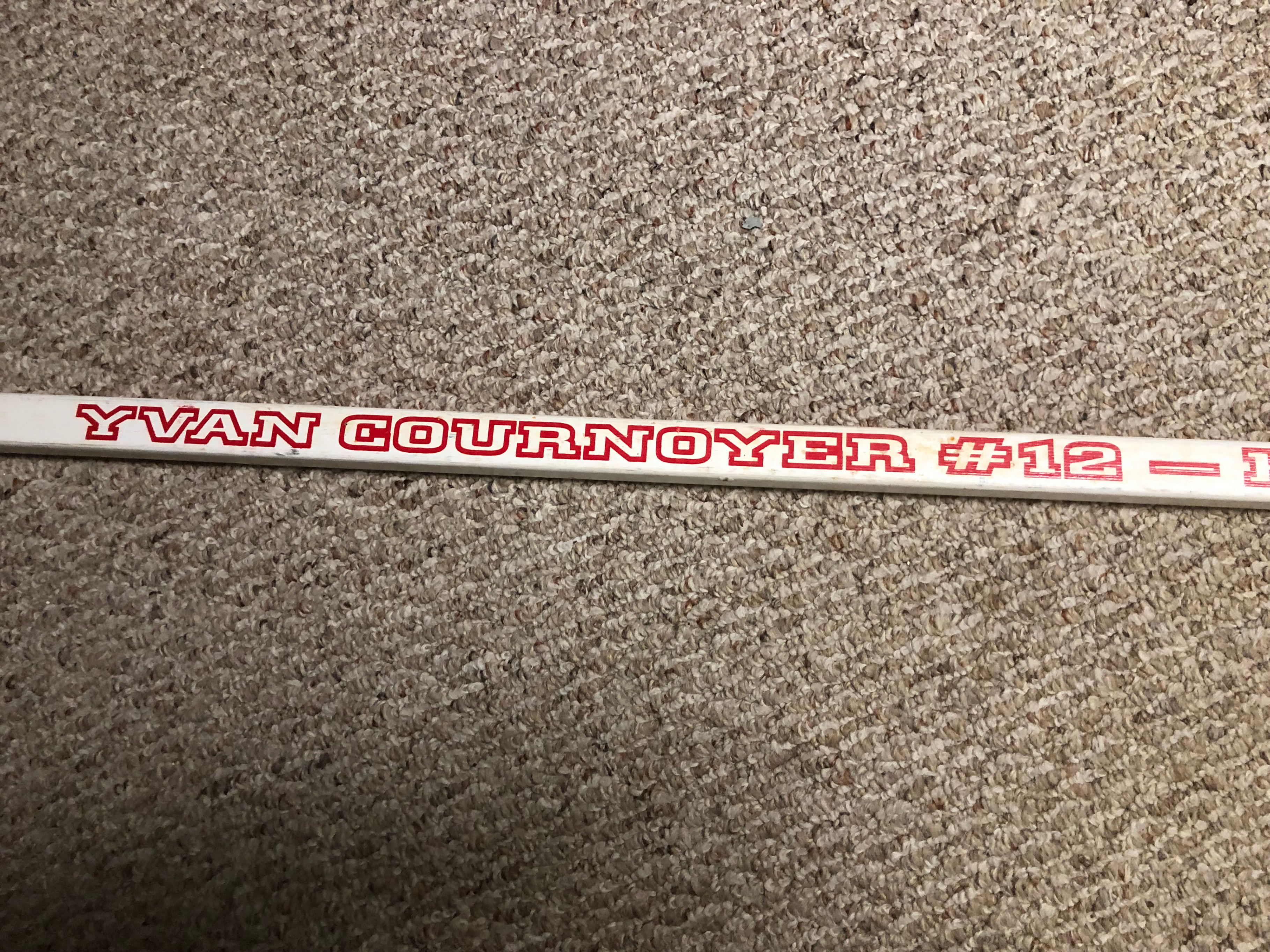 Yvan Counouyer Autograph Stick Hall of Fame - photo 4