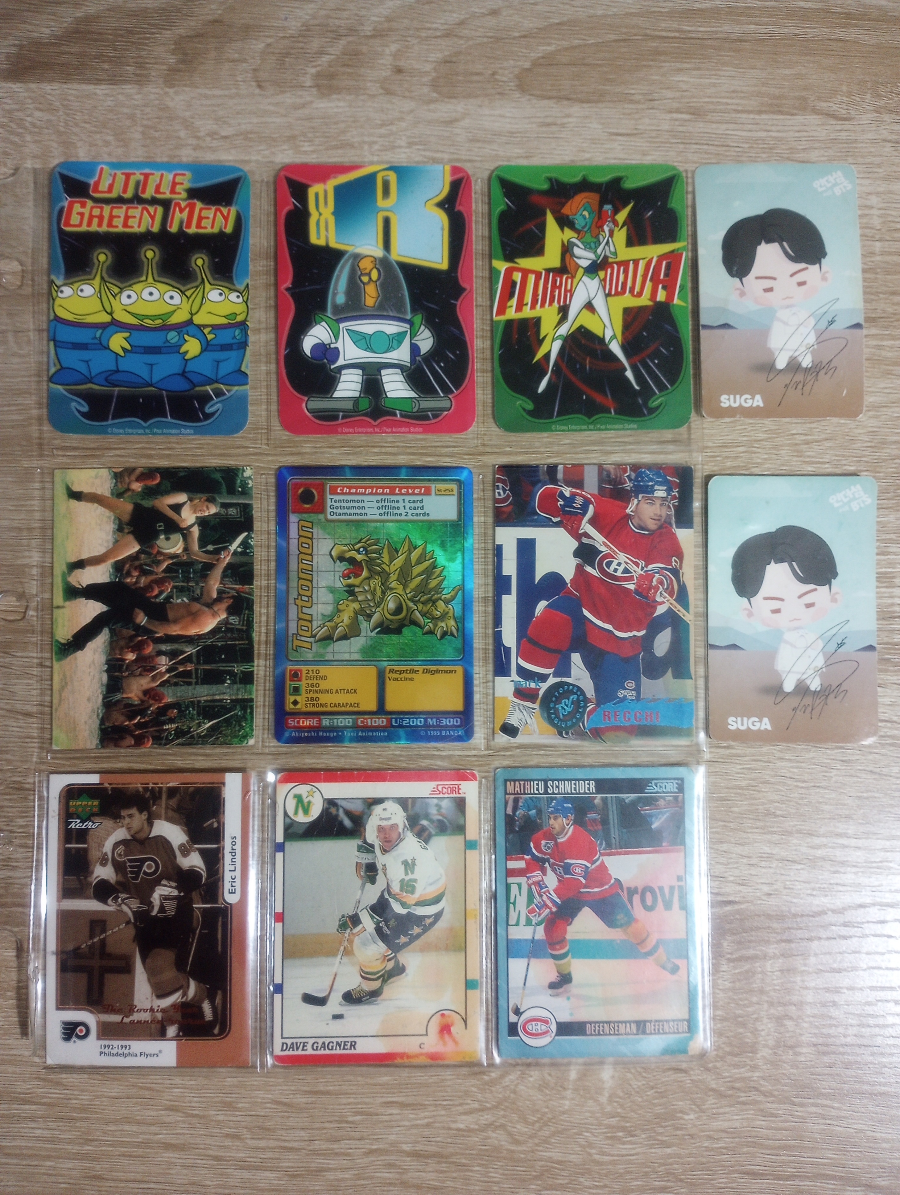 Various Trading Cards | Hockey, Digimon, Buzz Lightyear, BTS