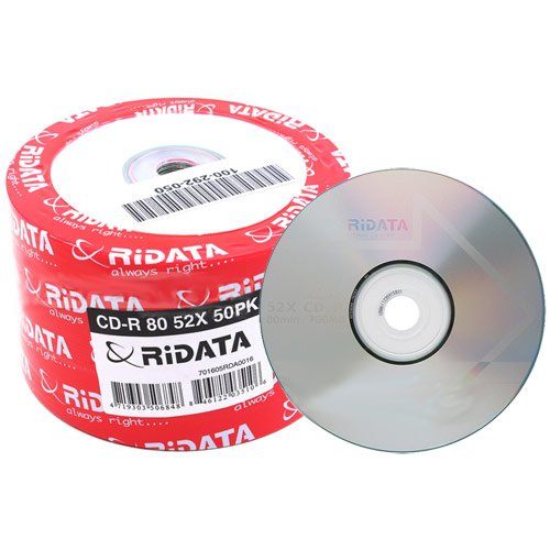 Ridata CD-R 50 Pcs. Spindle 52X