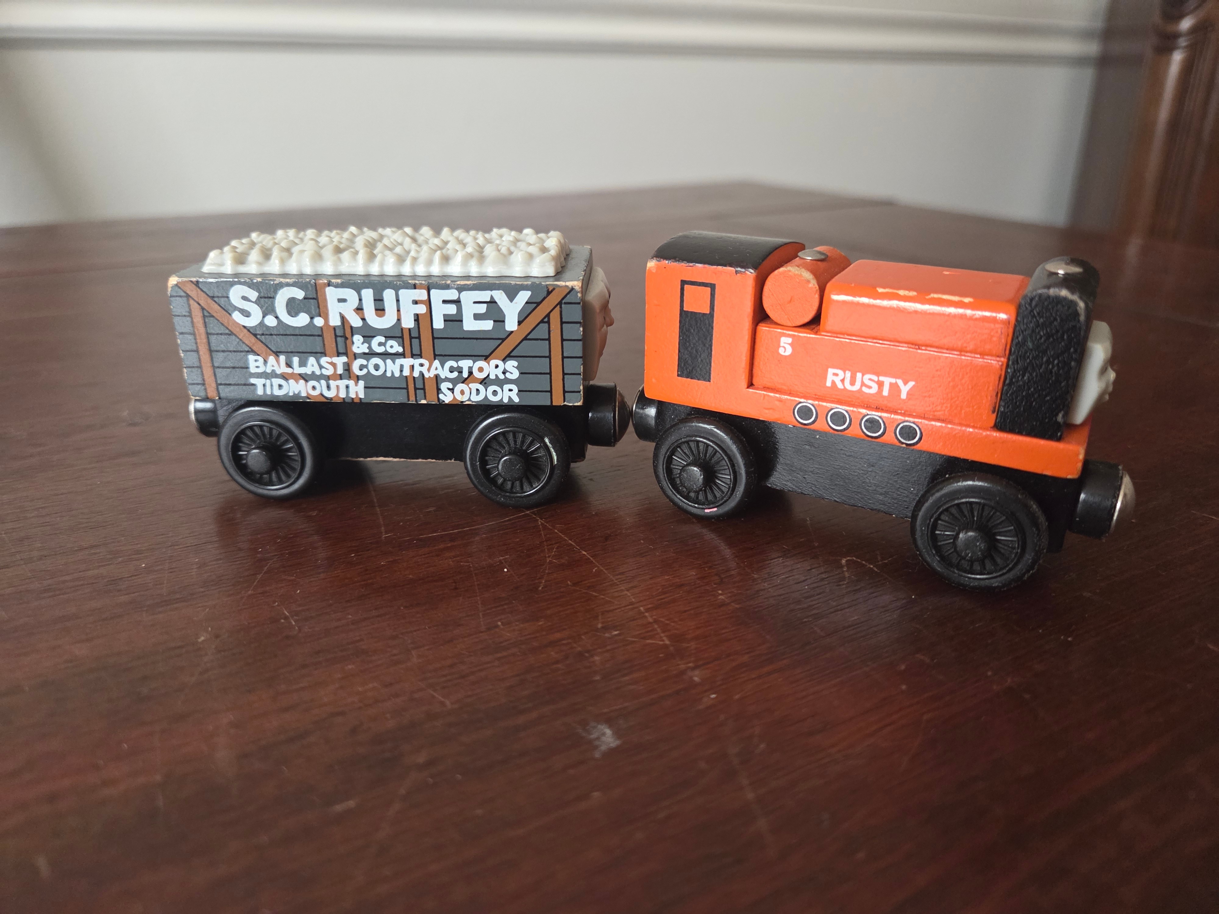 Rusty and S.C. Ruccffy Ballast car from Thomas & Friends