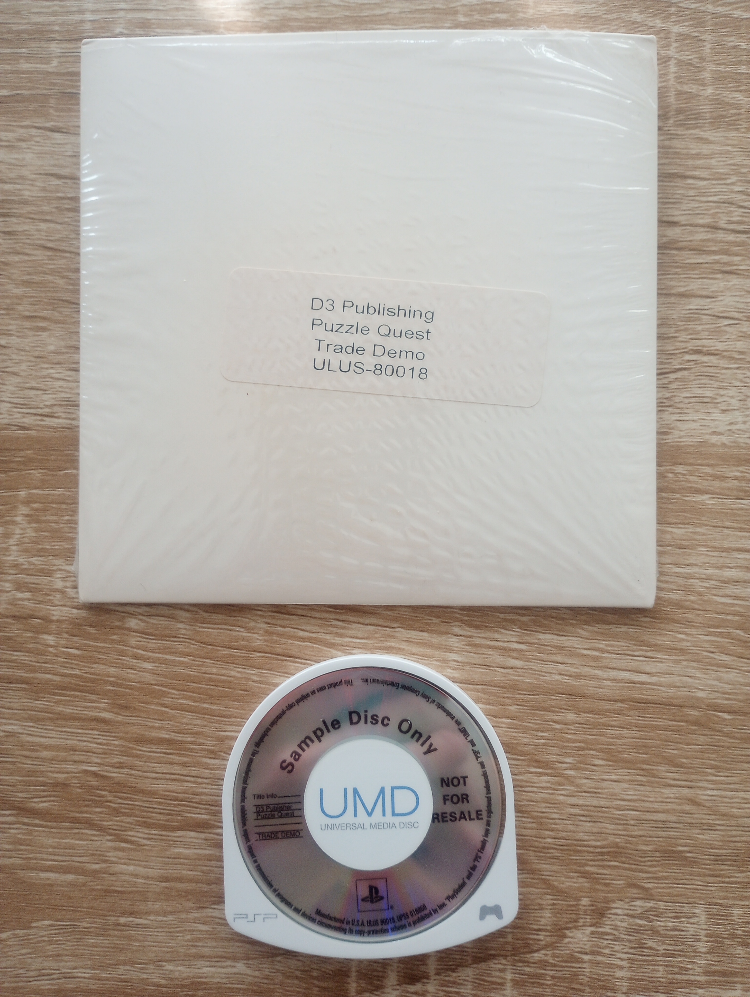 Puzzle Quest Demo PSP UMD