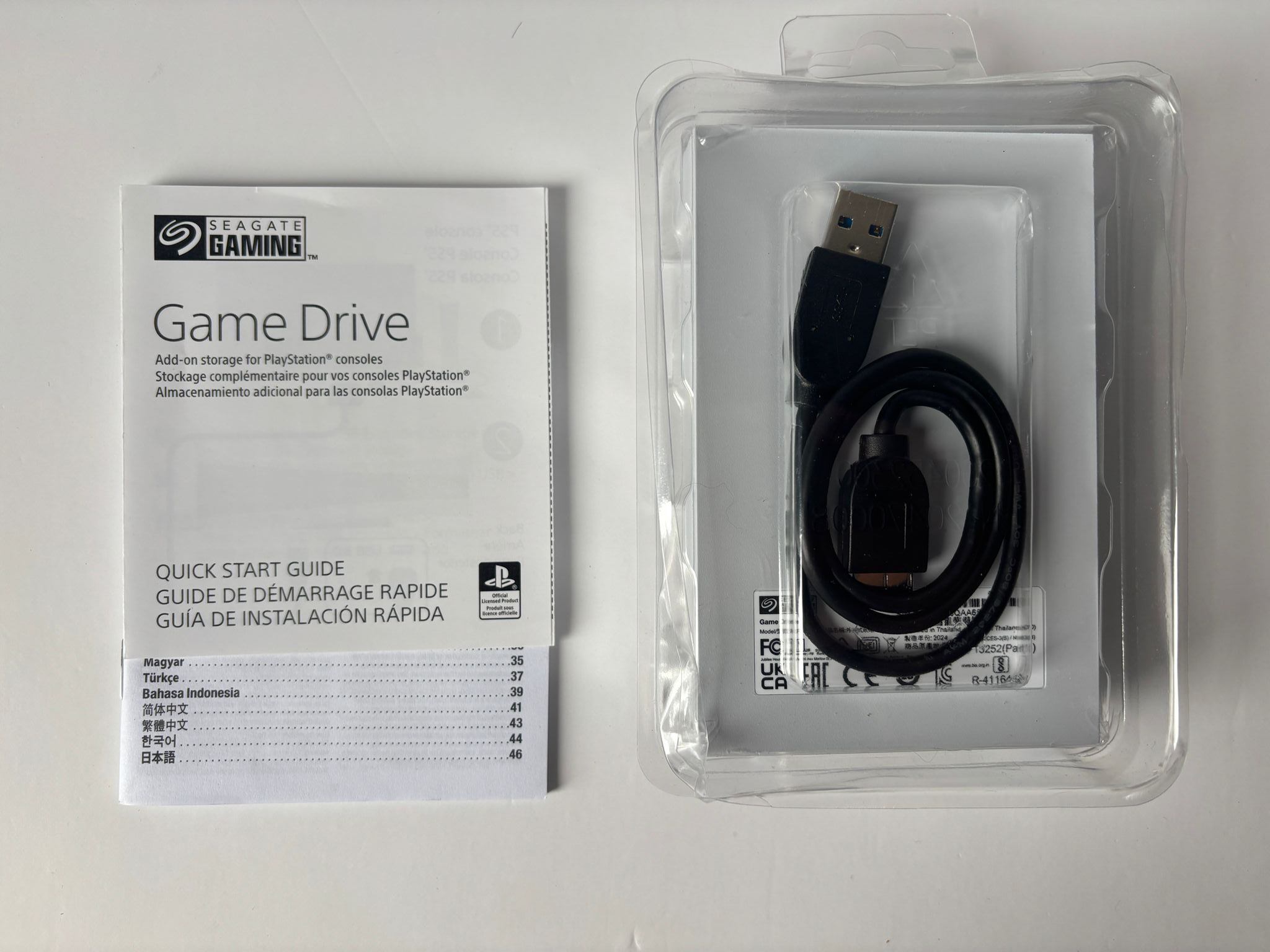Seagate PS5 Game Drive 5TB External Hard Drive - NEW OPEN BOX - photo 2