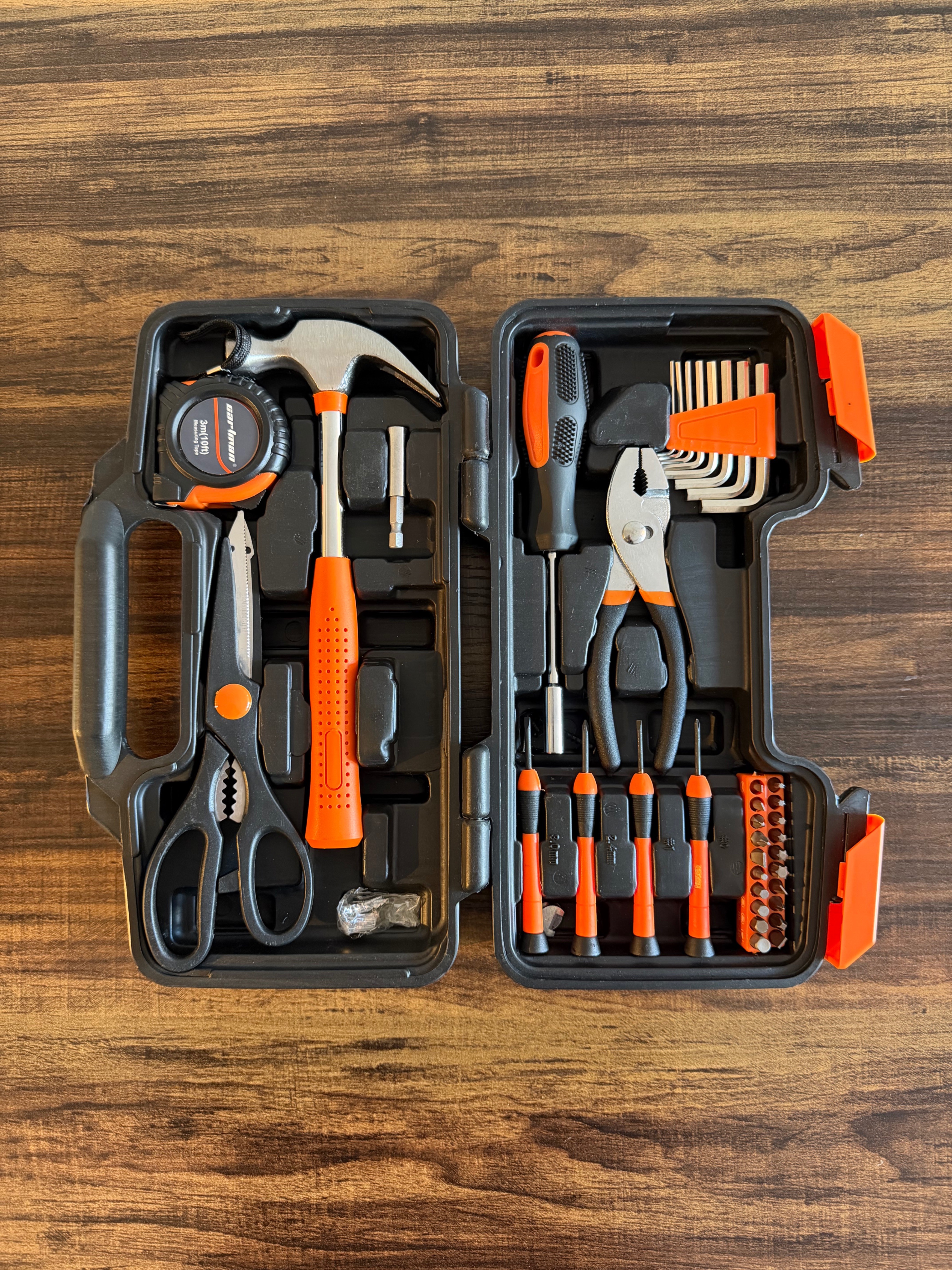 39-Piece Household Tool Kit with Case – CARTMAN - photo 2