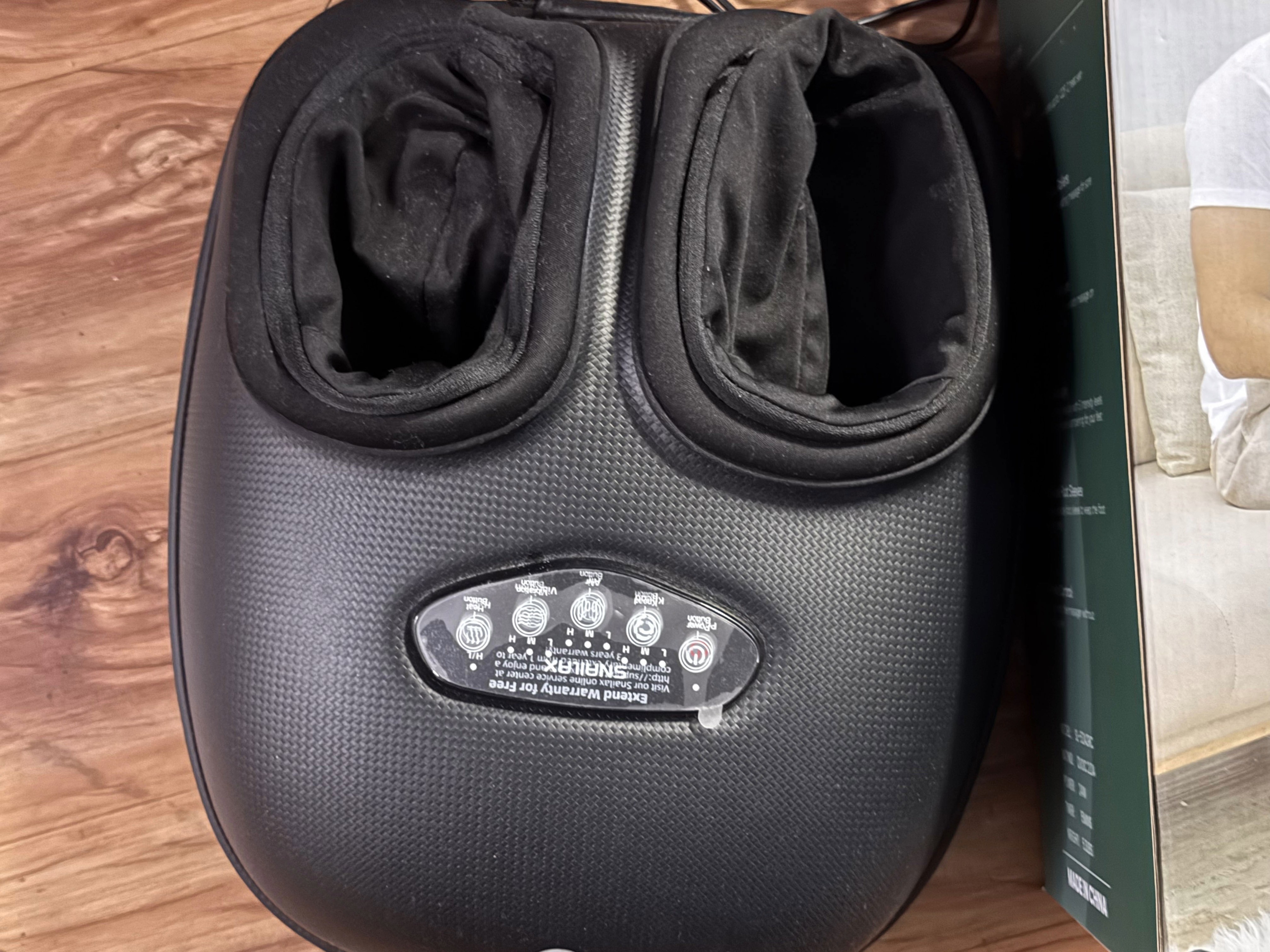 Snailax Shiatsu Foot Massager w/ Heat & Remote - photo 2
