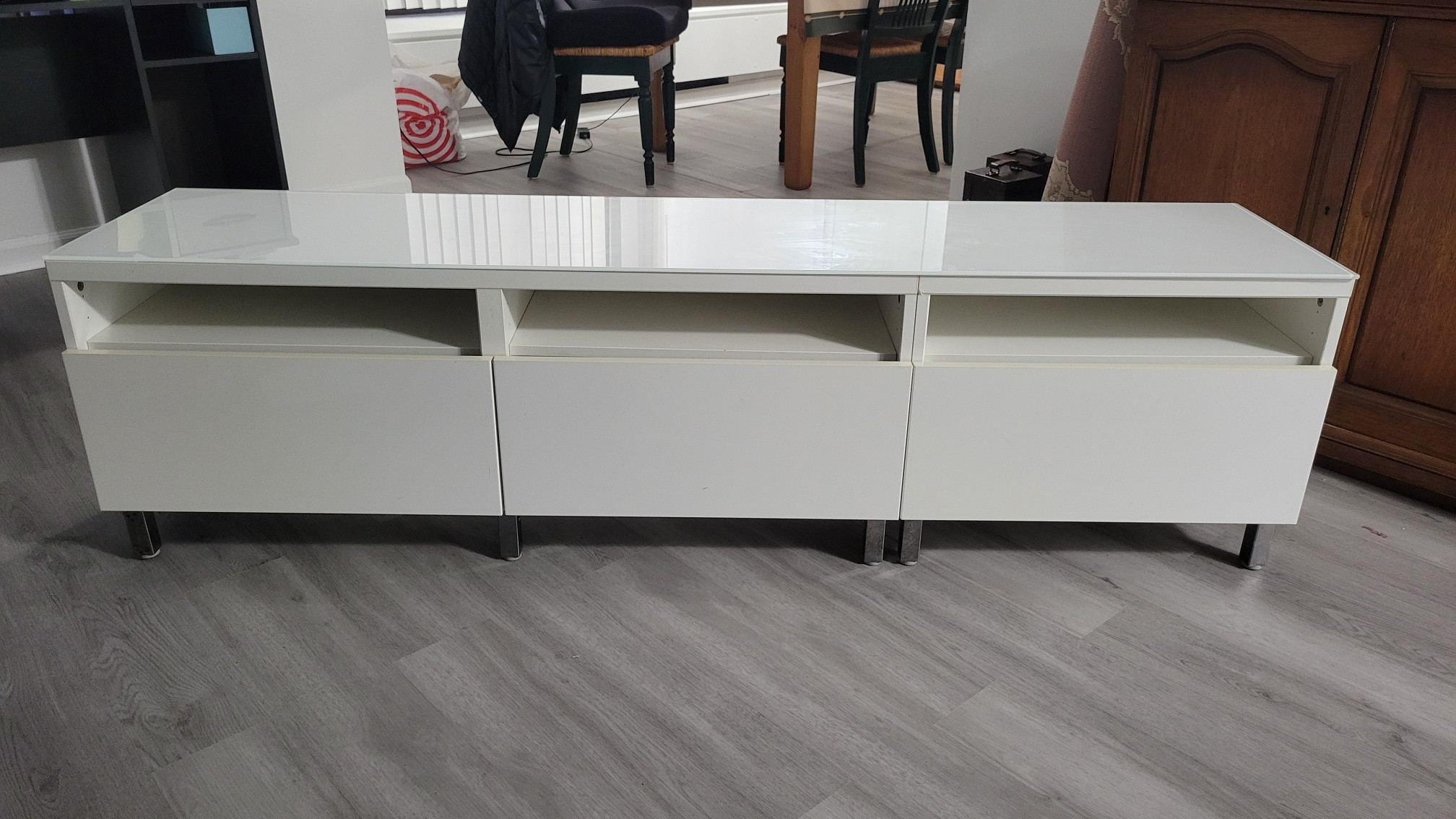 IKEA TV Stand with 3 large Drawers