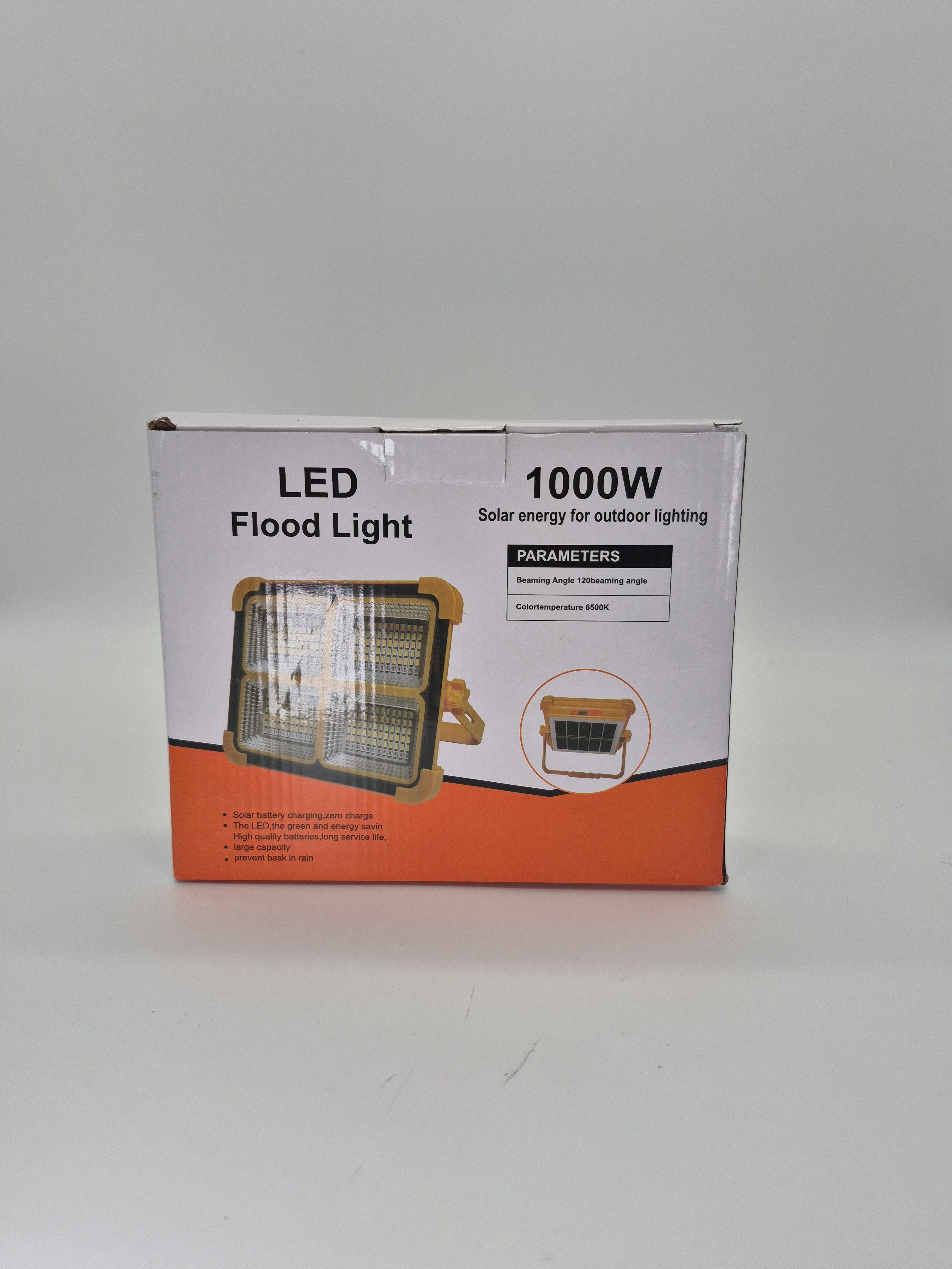 Solar LED Flood Light 1000W – Portable Work Light - photo 4