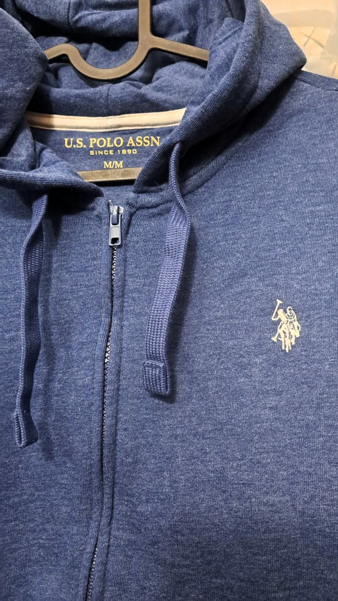 NWT US Polo Assn. Men’s Full-Zip Fleece Hoodie Logo Embroidered - photo 3