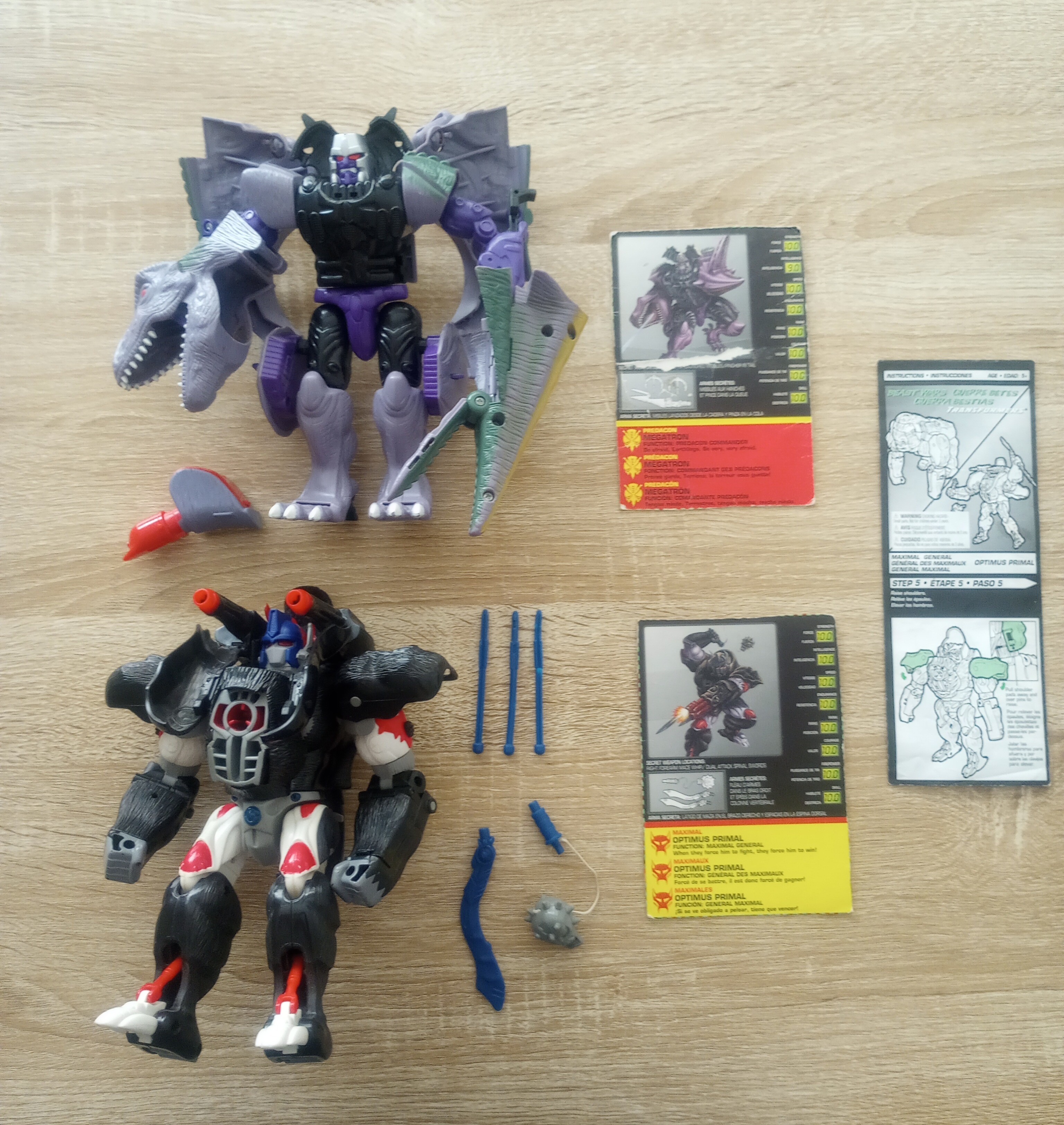 Optimus Primal & Megatron - Transformers Beast Wars / Beasties