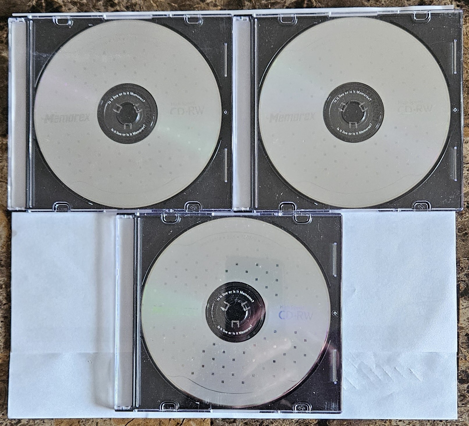 BRAND NEW 5 PK MEMOREX AND IMATION REWRITABLE CD-RW - photo 2