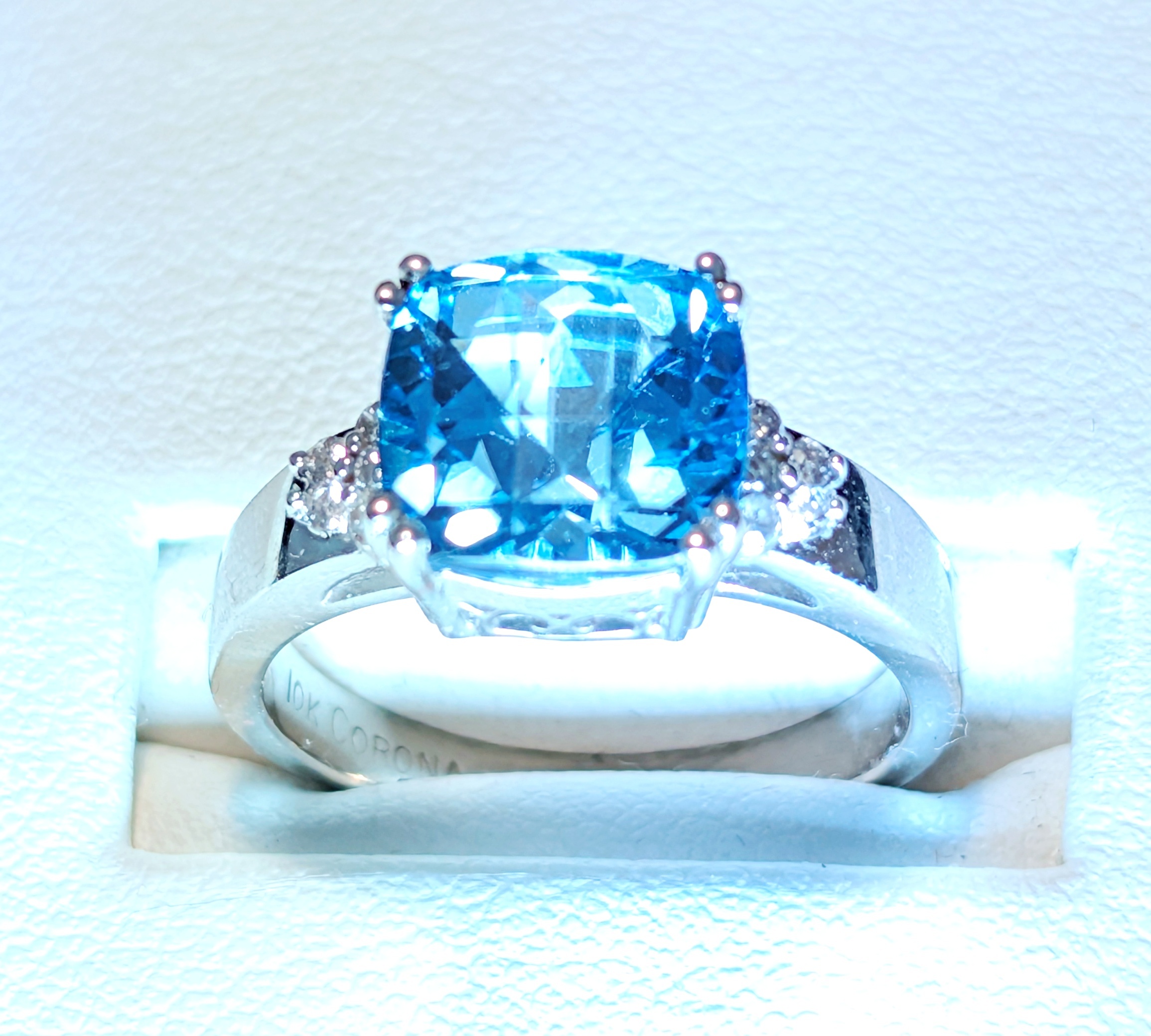 10K Blue Topaz ring - photo 5