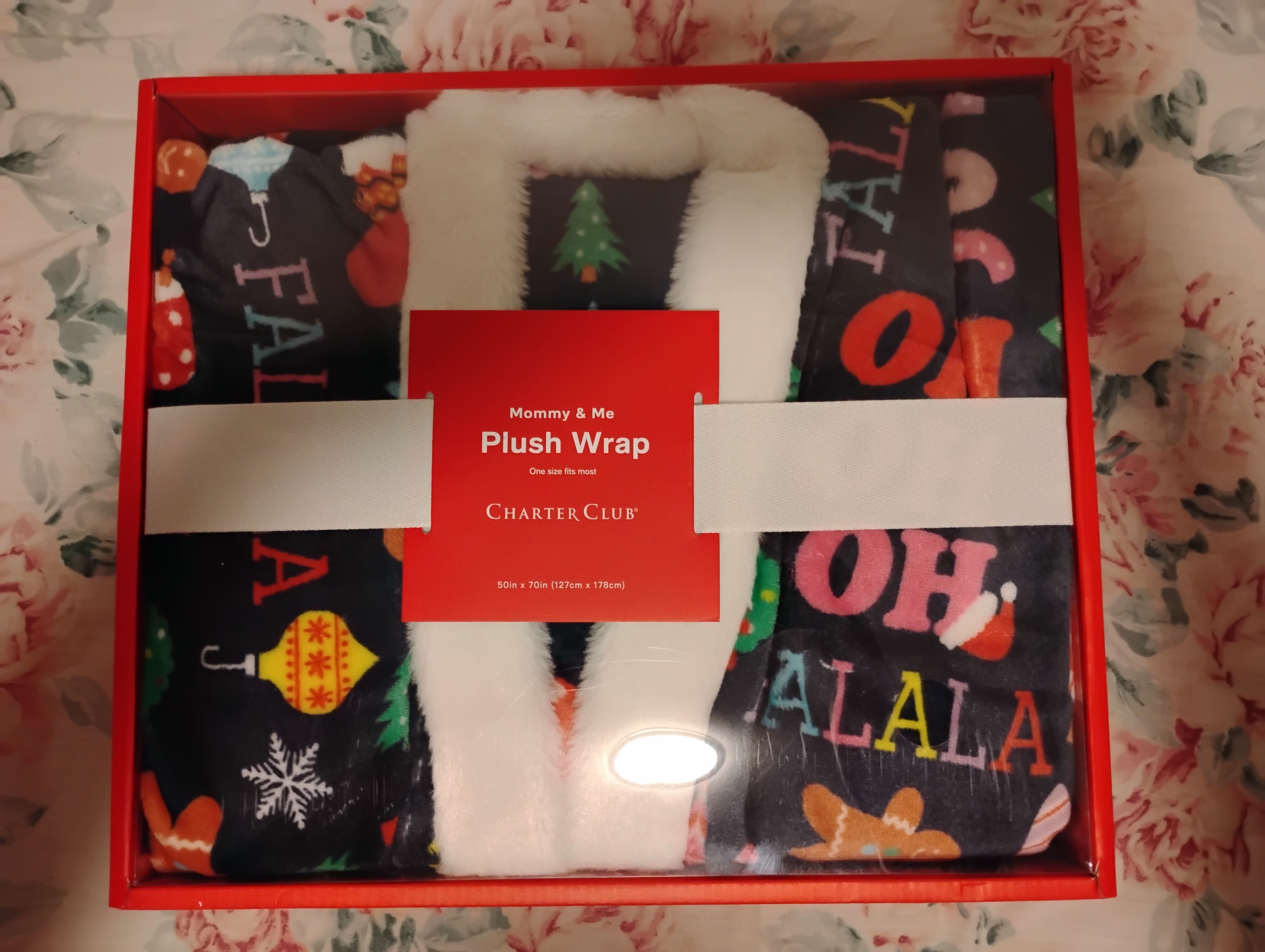 Charter Club Mommy & Me Plush Wrap - One Size - photo 2