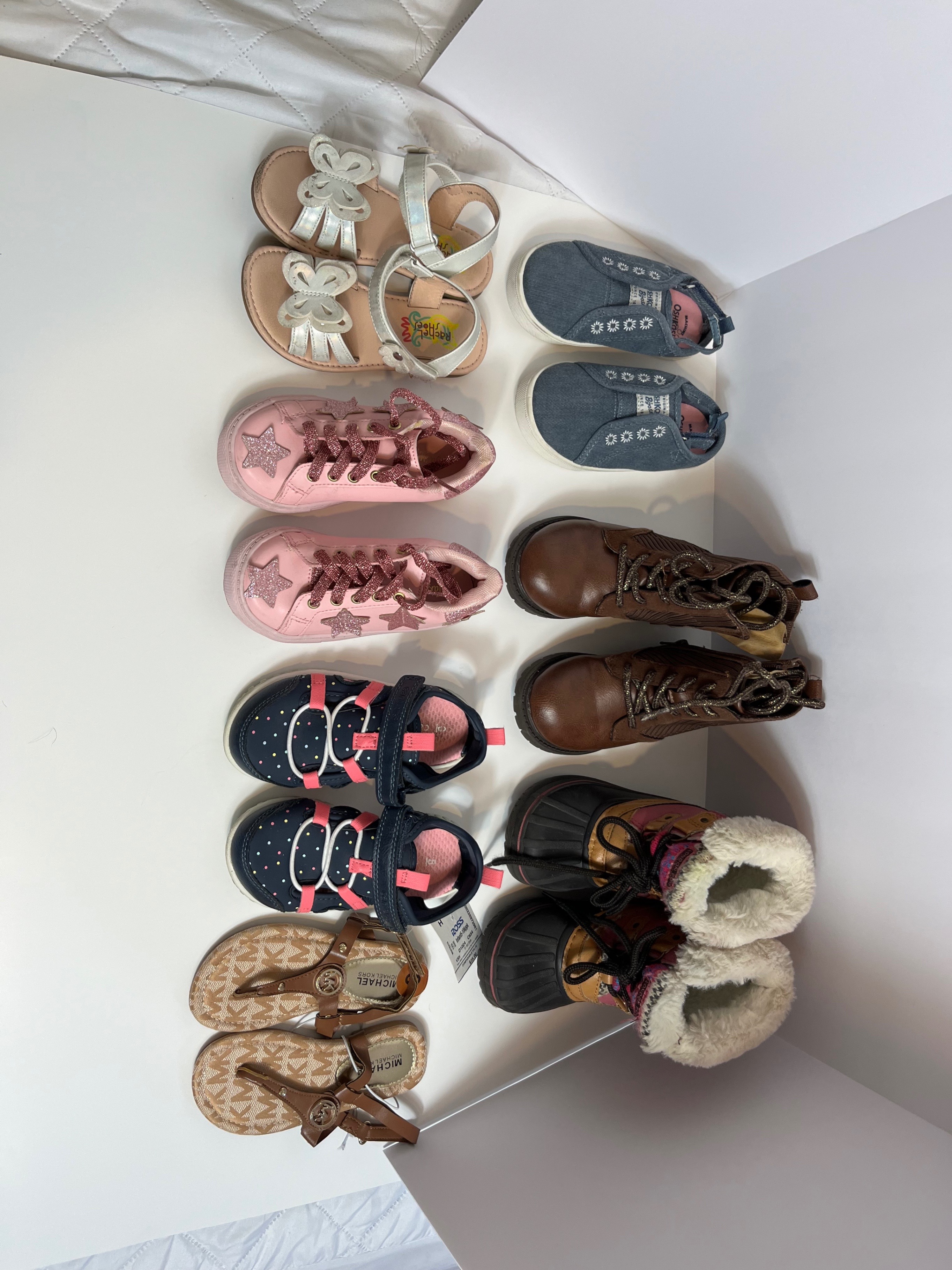 Kids' Shoe Bundle: OshKosh, Rachel Shoes, Michael Kors - photo 4