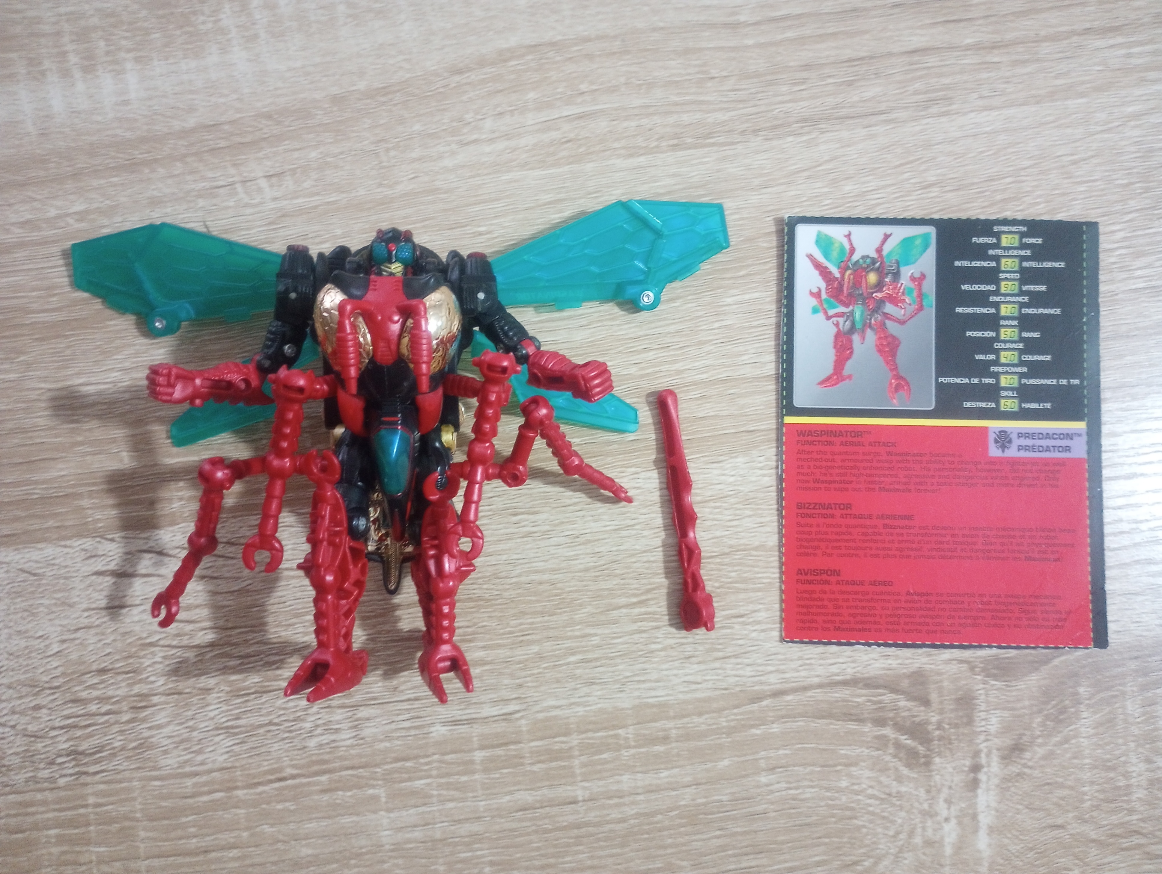 Waspinator Transmetals Transformers Beast Wars / Beasties Figure