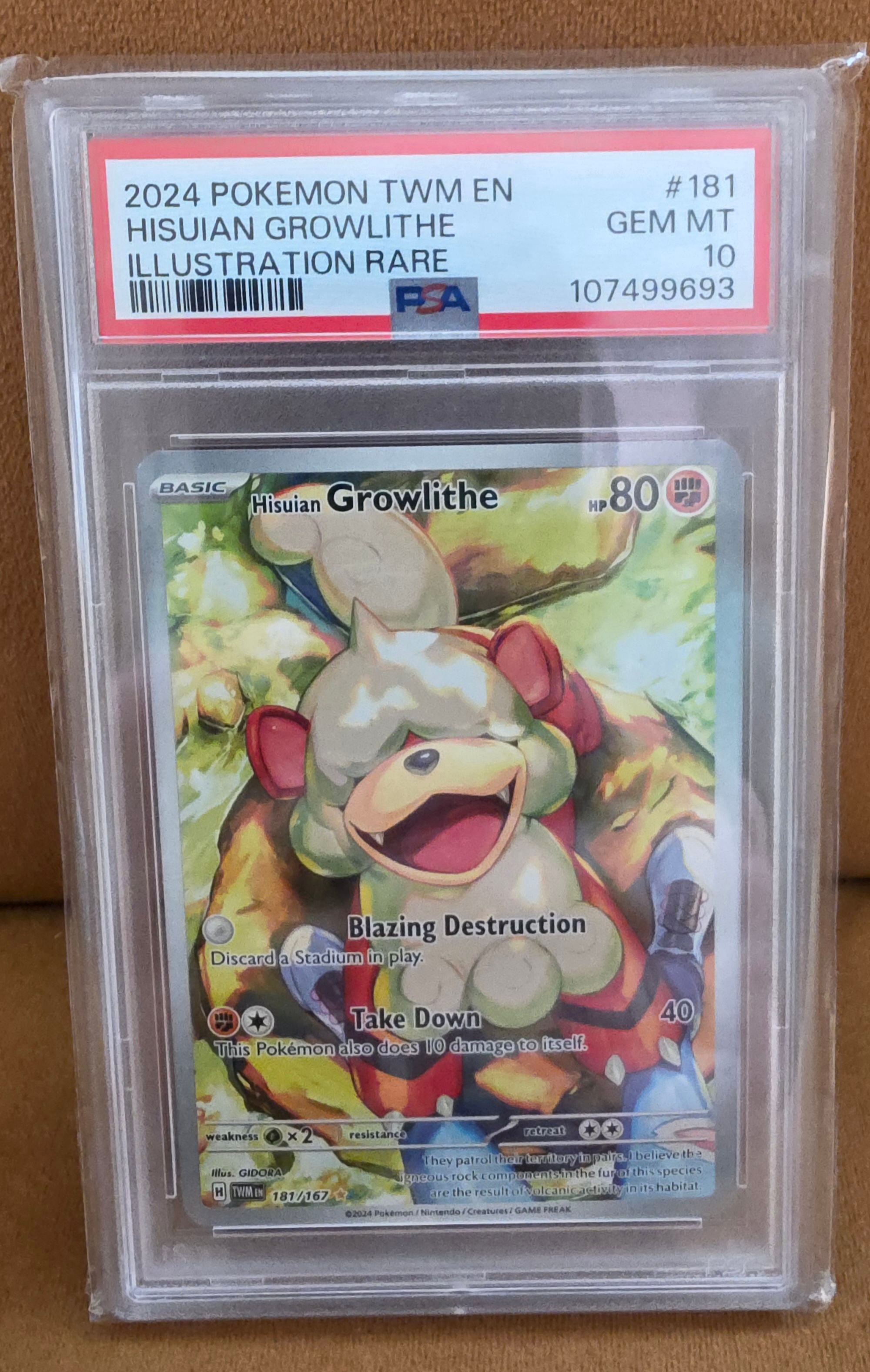Hisuian Growlithe 181/167 - PSA 10