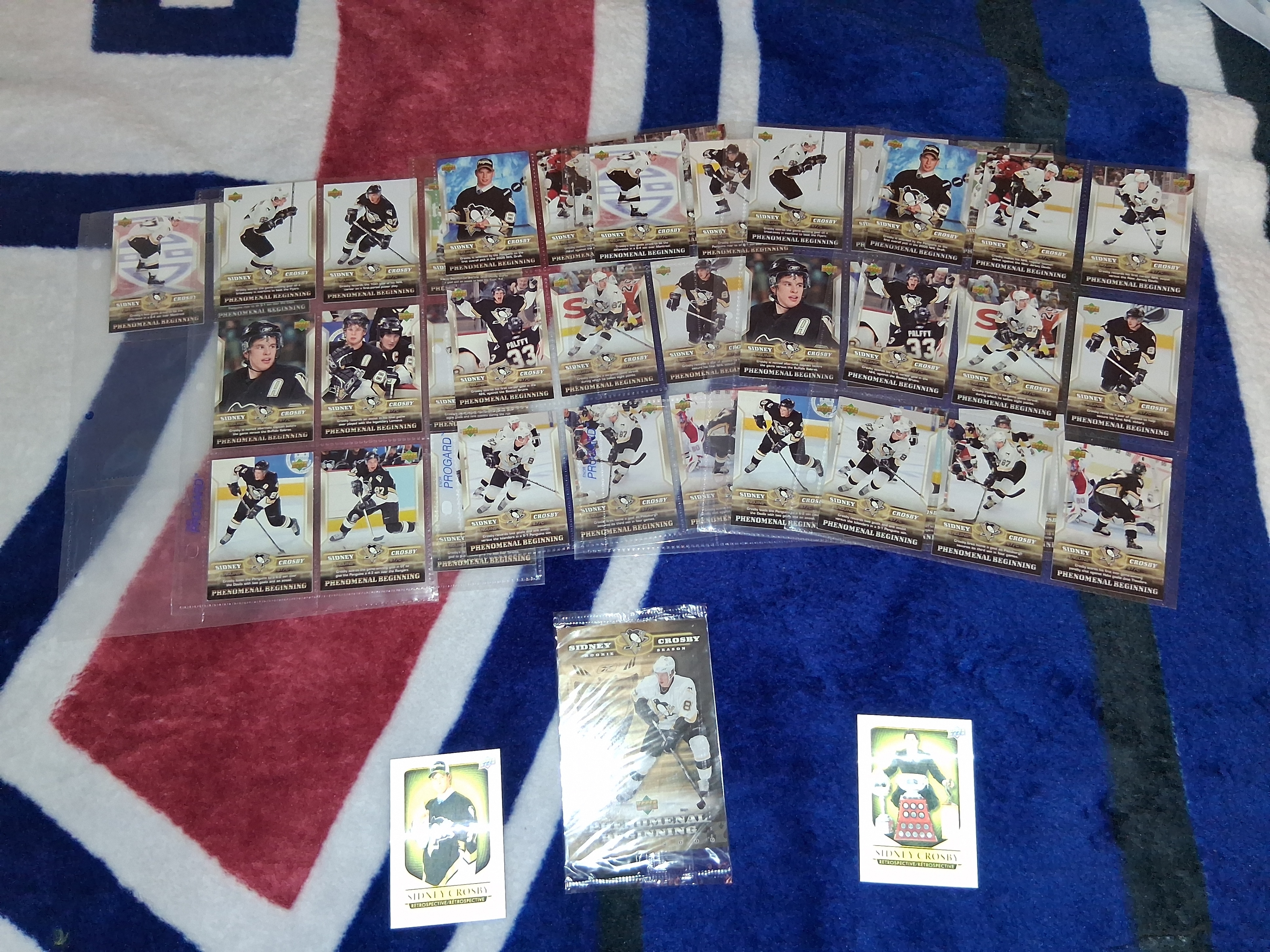SYDNEY CROSBY HOCKEY CARD LOT