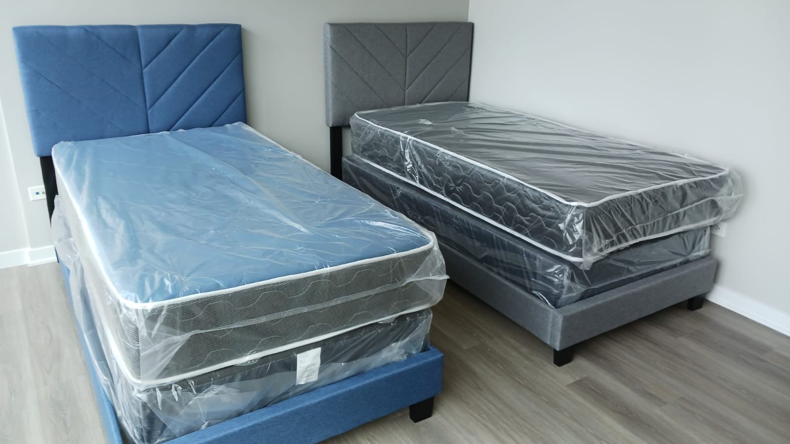 Twin Size Bed Frame with Mattress
