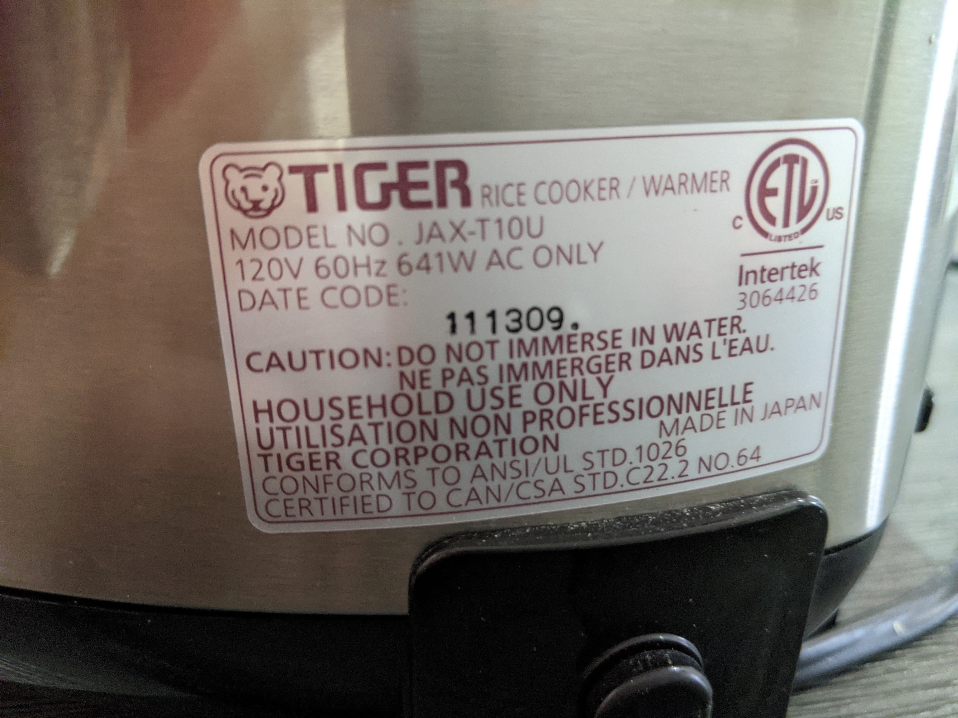 🥕 Tiger 5.5-cup 4-in-1 Rice Cooker w/Delay Cook & Keep Warm - photo 4